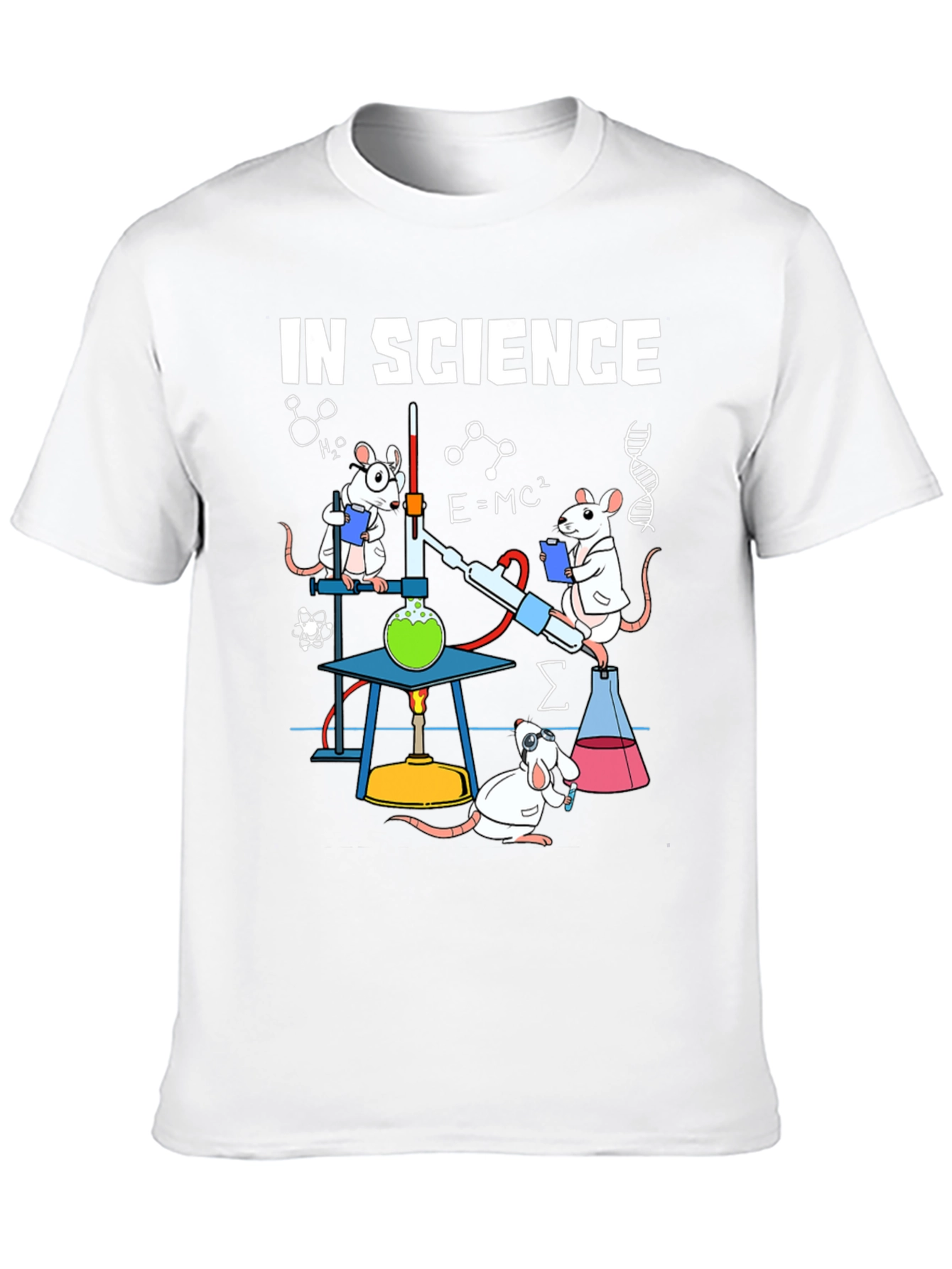 Black Science Rat T-Shirt - Black Cotton Blend Tee view 10
