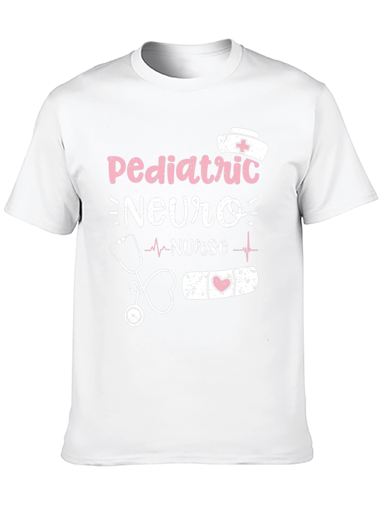 Black Pediatric Neuro Nurse T-Shirt - Medical Apparel view 10