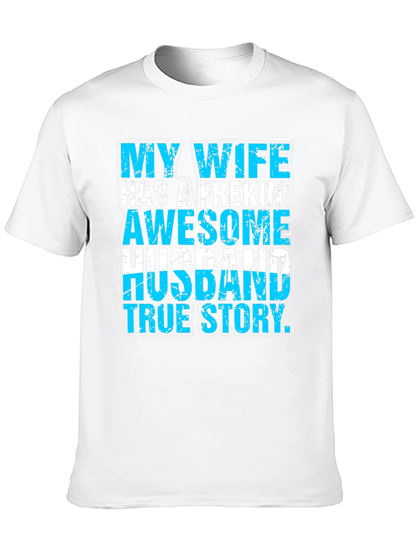 Black My Wife Awesome Husband T-Shirt Funny Graphic Tee view 10