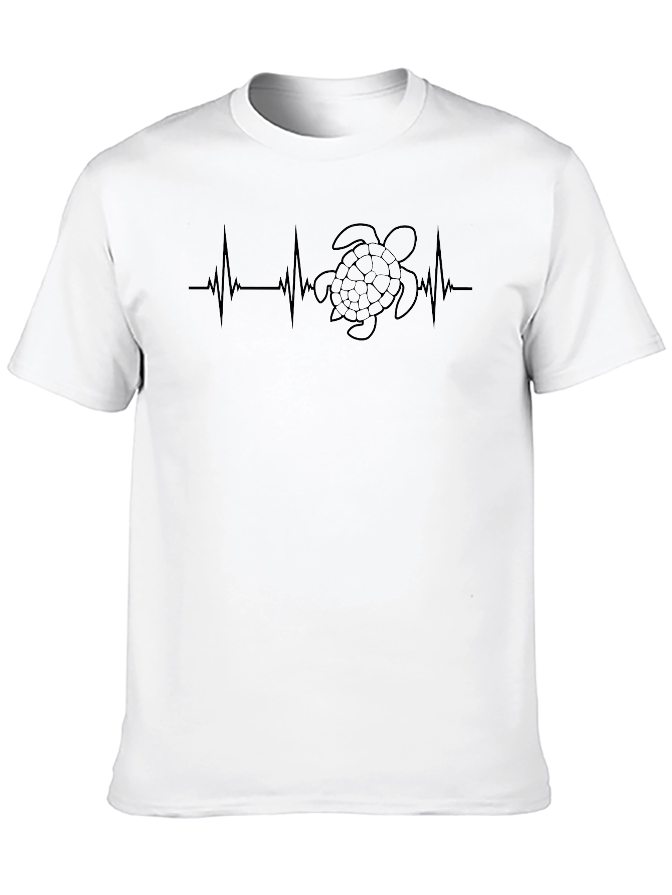 Black Turtle Heartbeat T-Shirt view 10