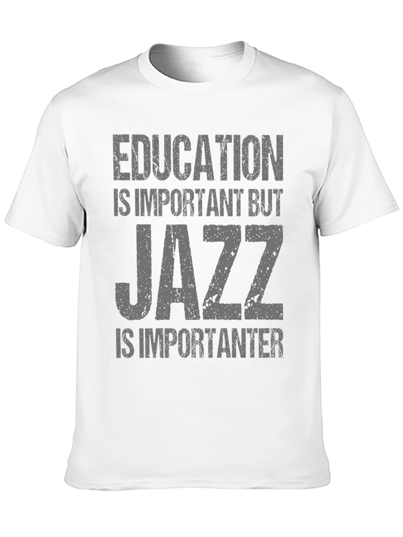 Black Education Important But Jazz Is Importanter T-Shirt view 10