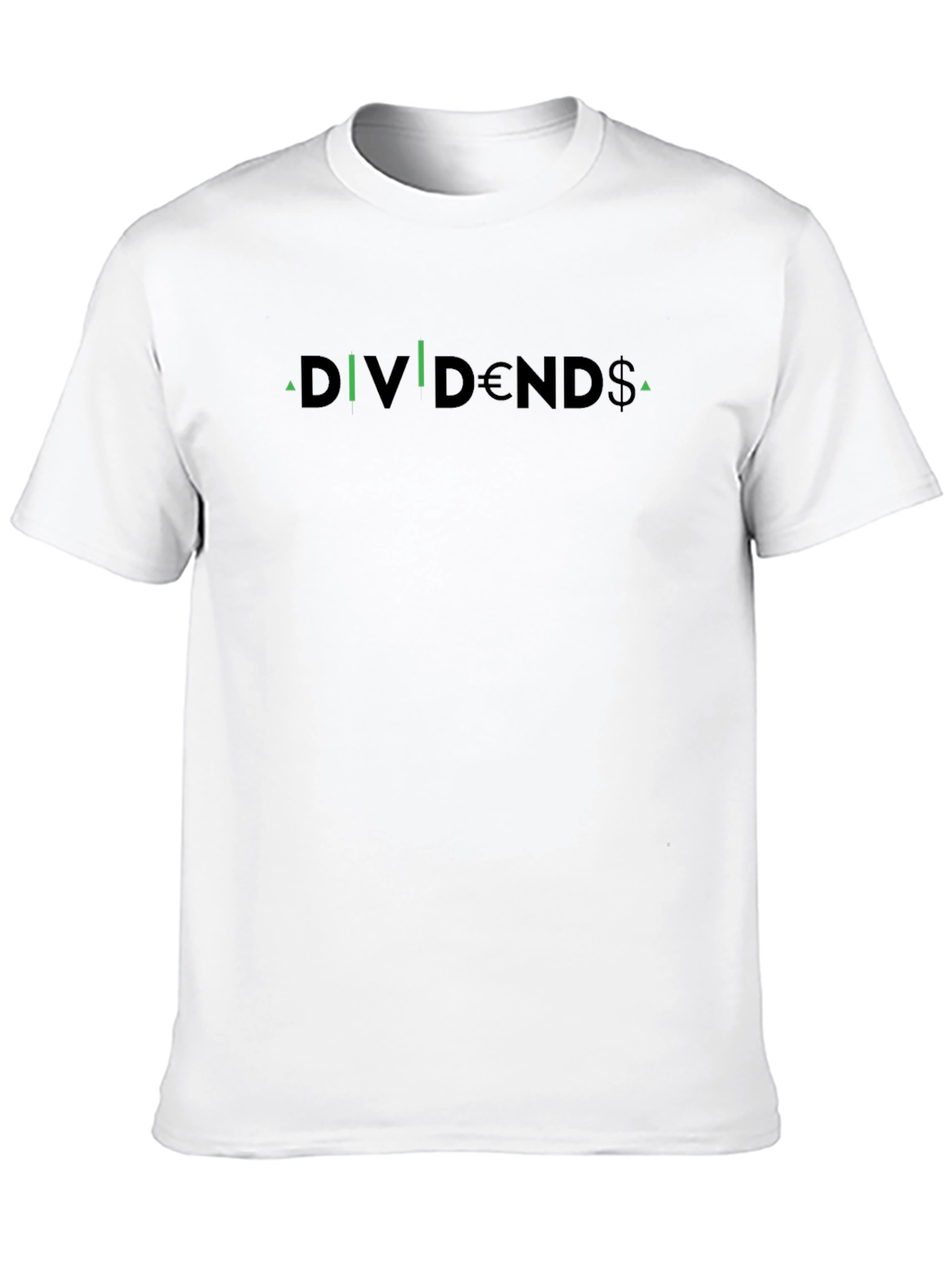 Black Dividends Graphic Tee - Investor's Black T-Shirt view 10