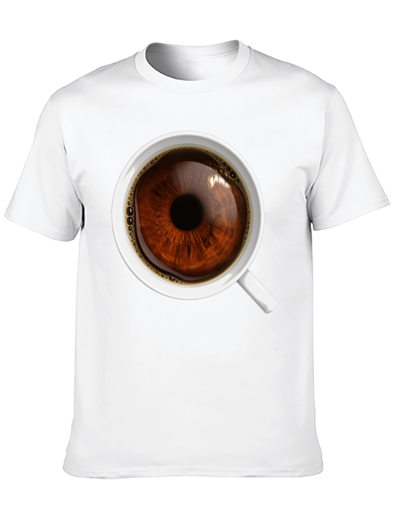 Black Eye See Coffee T-Shirt - Unique Graphic Tee view 10