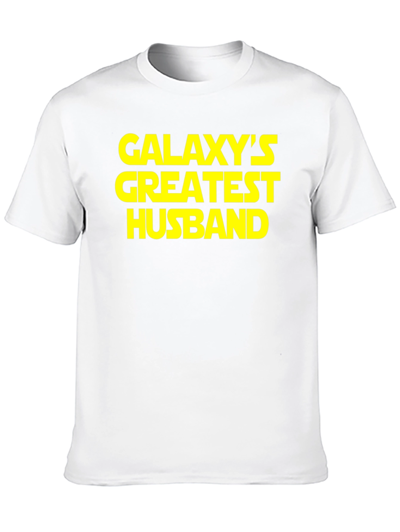 Black Galaxy's Greatest Husband Black T-Shirt view 10