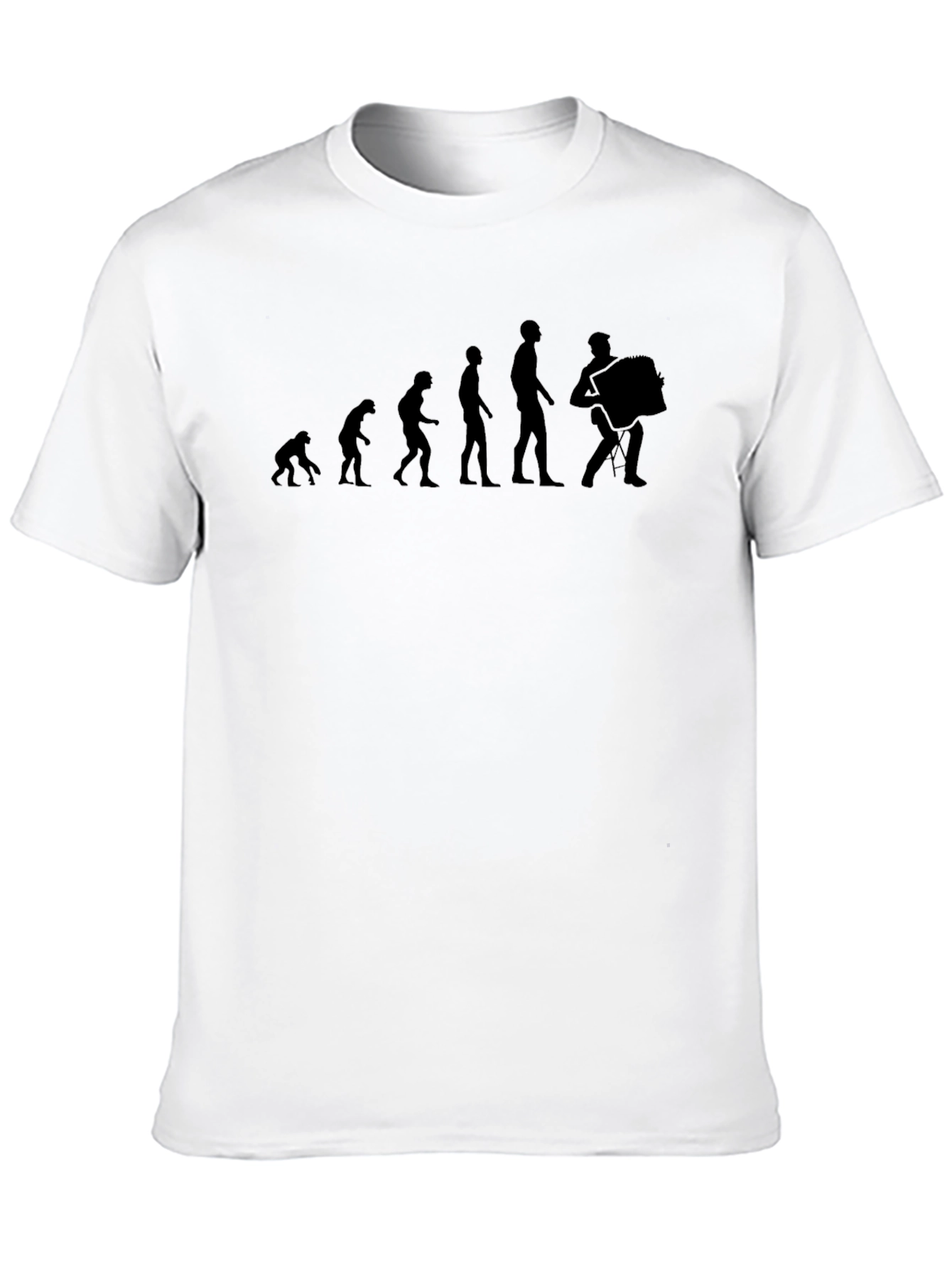 Black Accordion Evolution T-Shirt - Black view 10