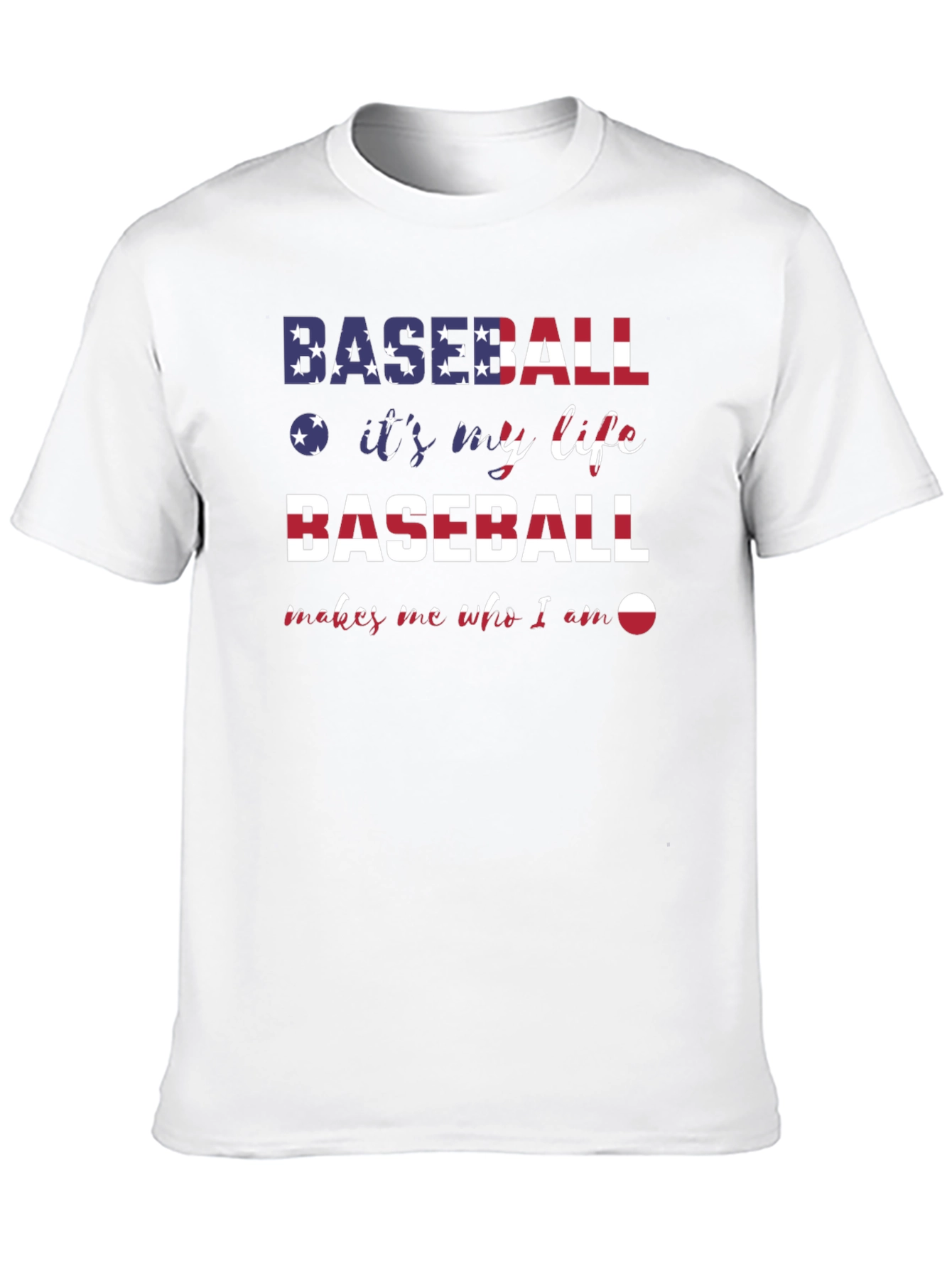 Black Baseball It's My Life T-Shirt view 10
