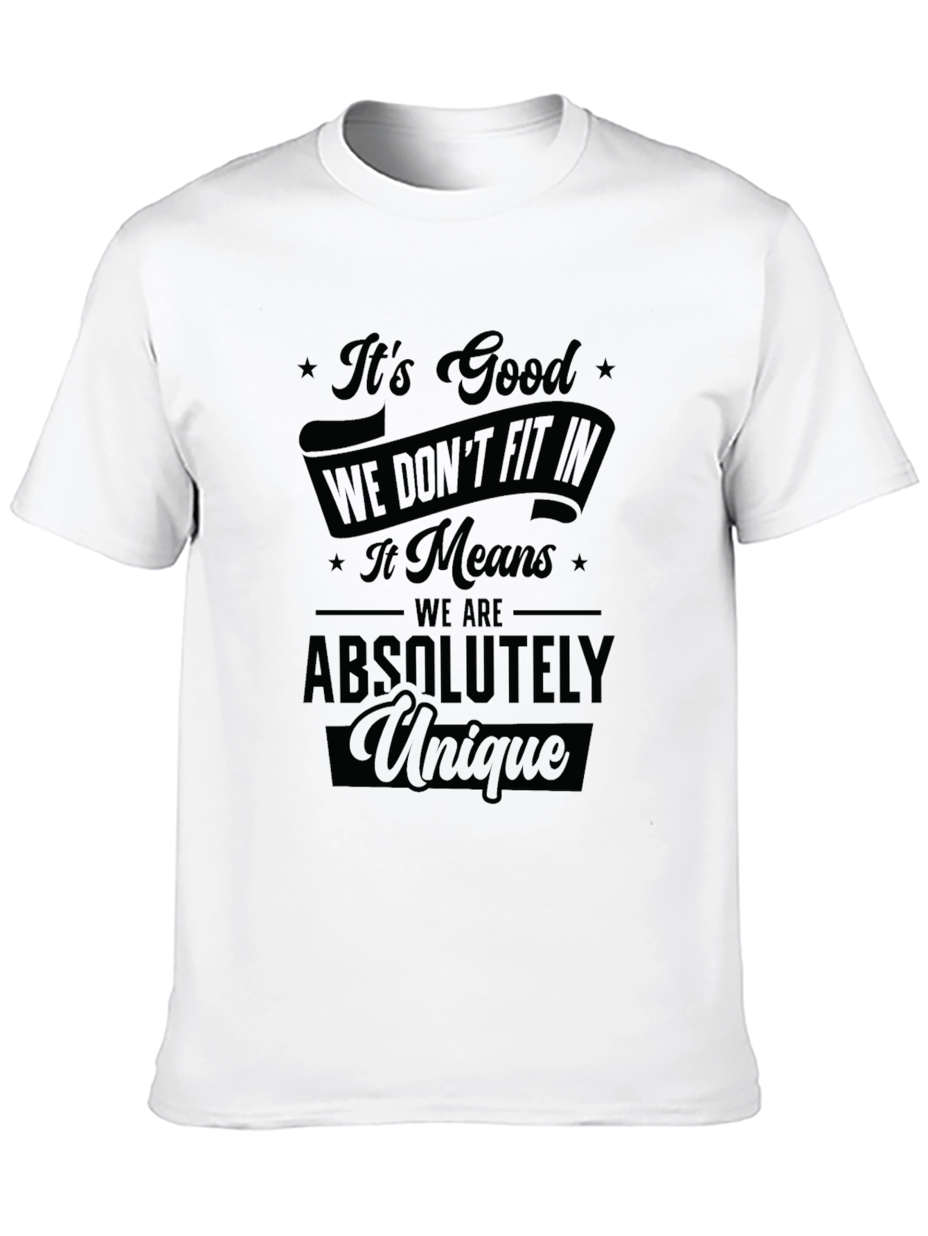 Black Unique Statement Black Graphic T-Shirt view 10