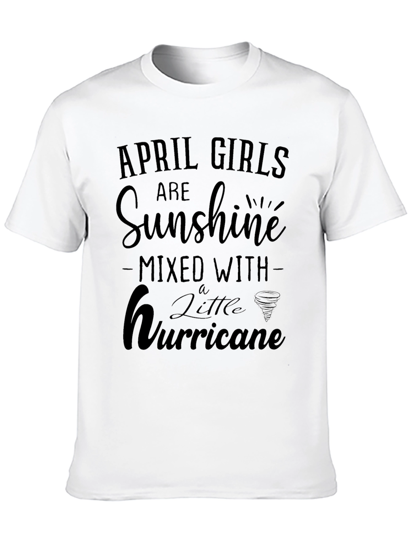 Black April Girls Sunshine Hurricane T-Shirt view 10