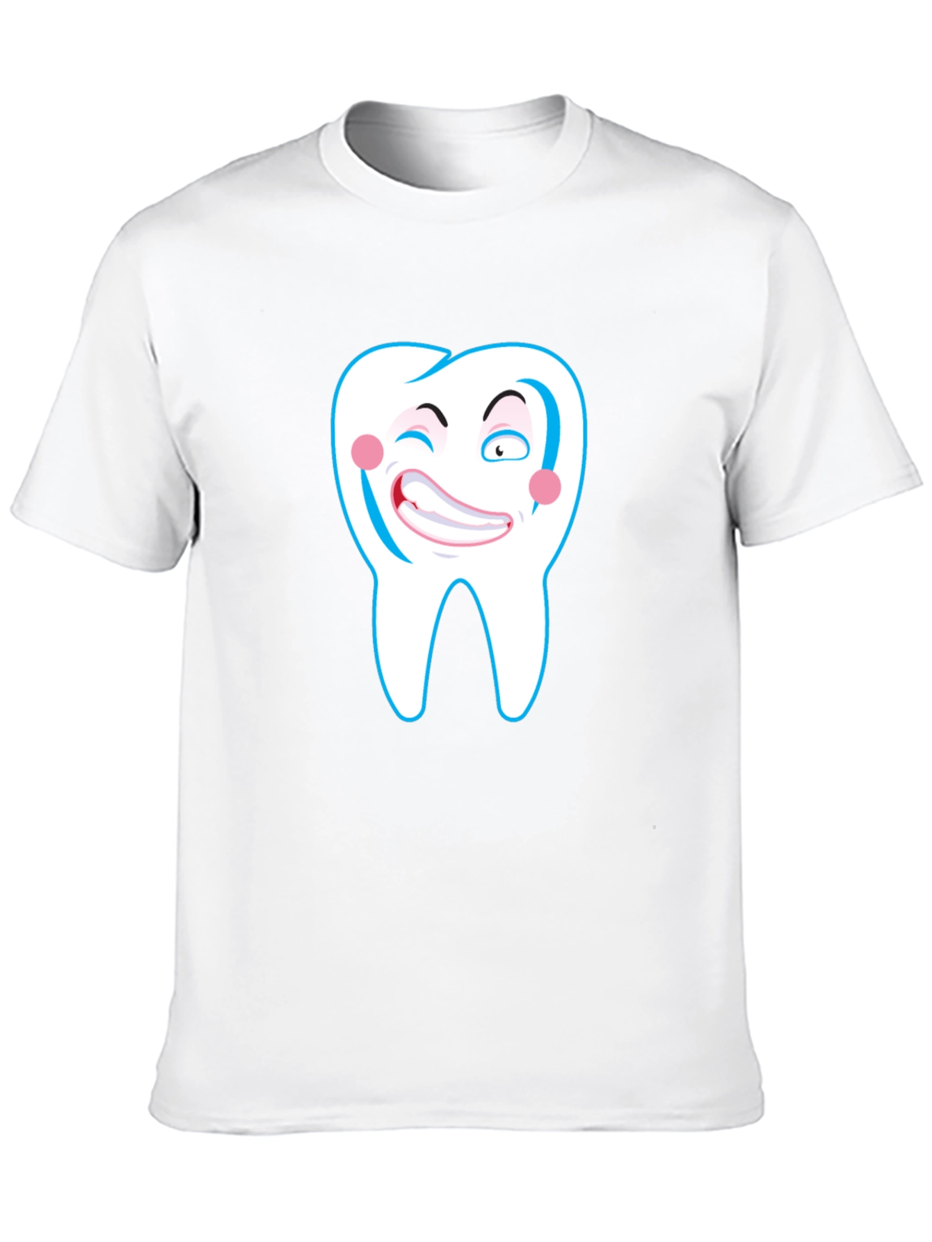 Funny Tooth Graphic Black T-Shirt - 10