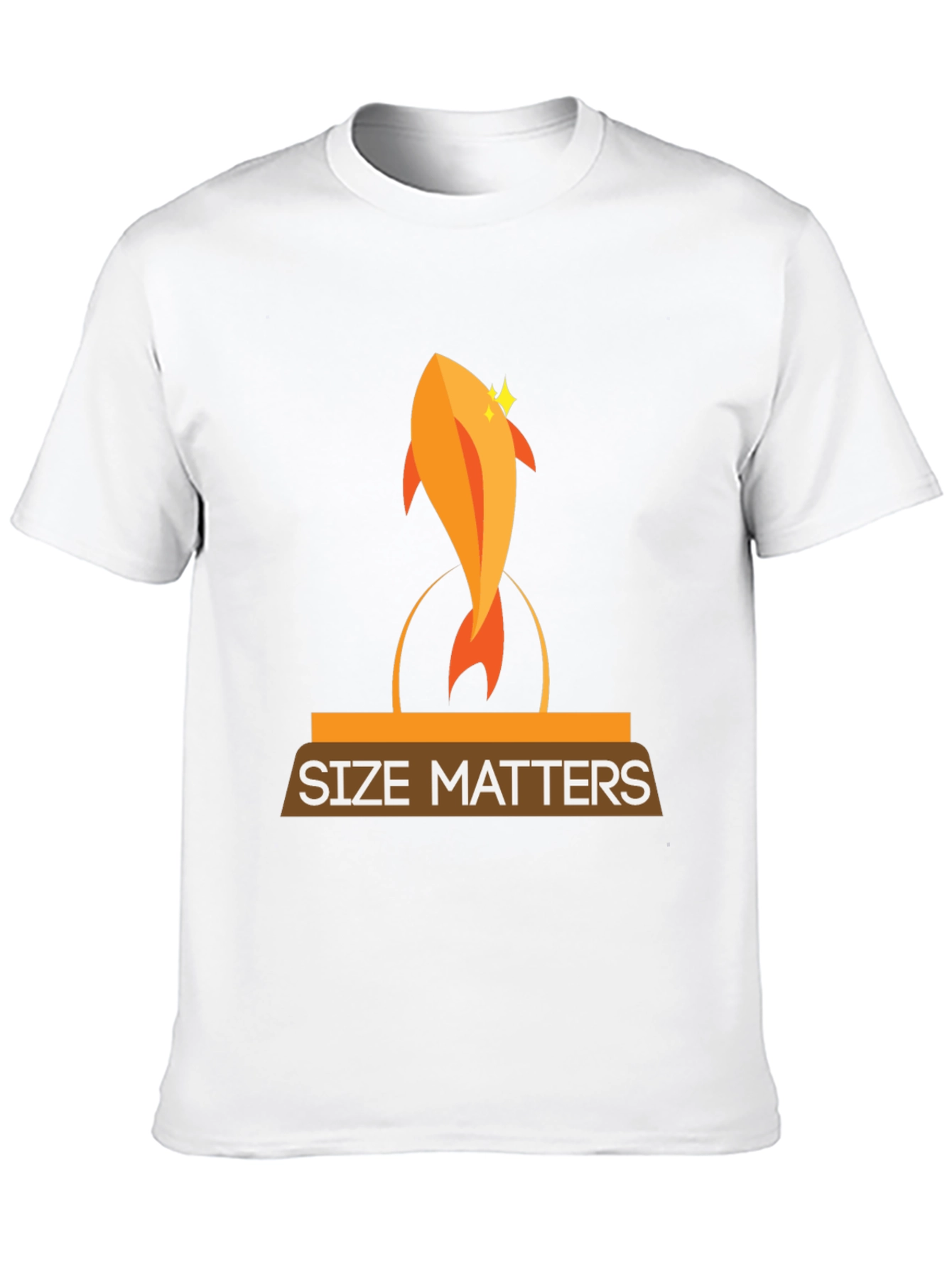 Black Size Matters Graphic Tee view 10