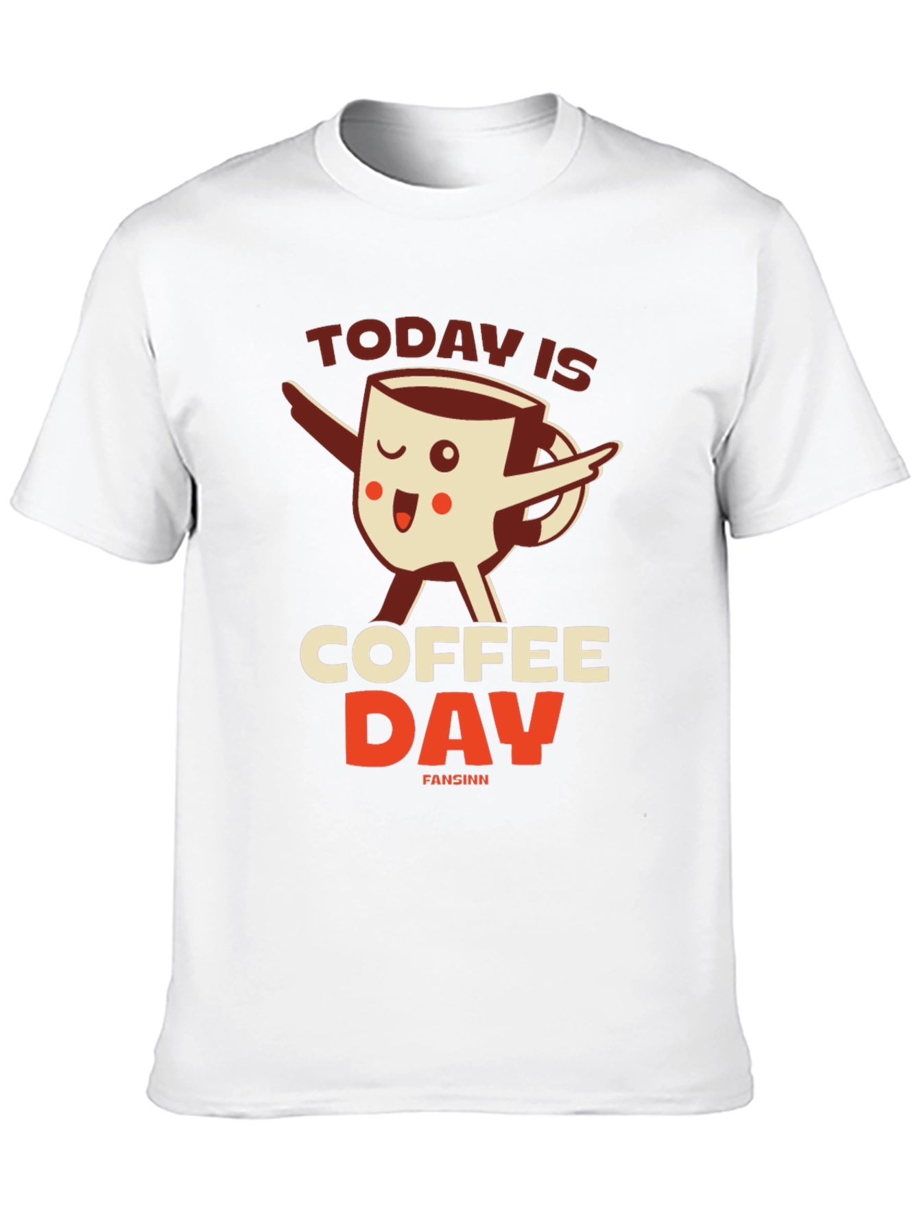 Black Coffee Day Graphic Tee - Unisex Crew Neck view 10