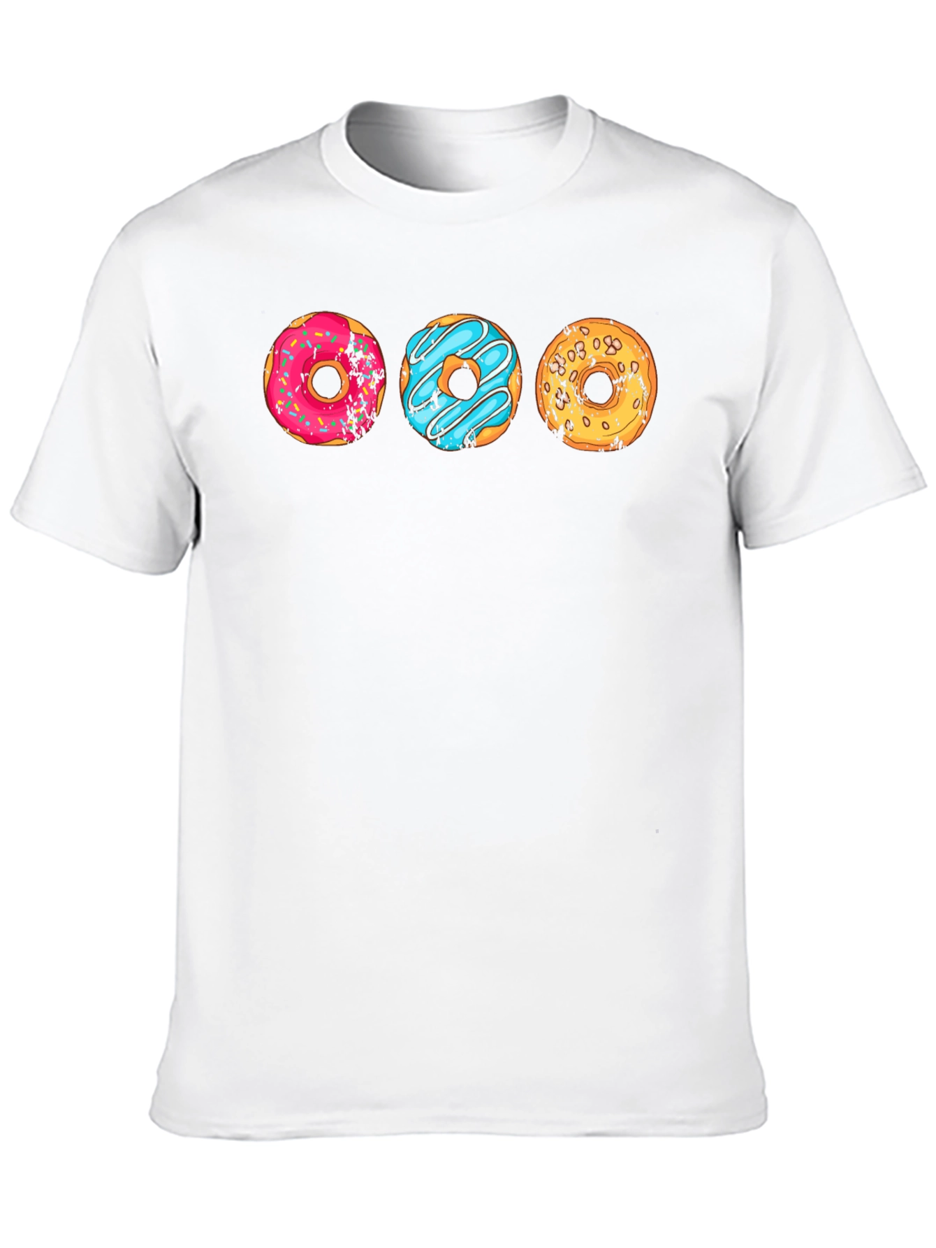 Black Donut Graphic T-Shirt - Unique Foodie Tee view 10
