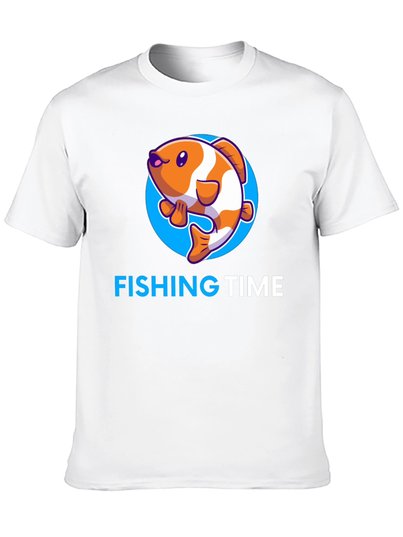 Black Fishing Time Graphic Tee - Black Cotton Shirt view 10