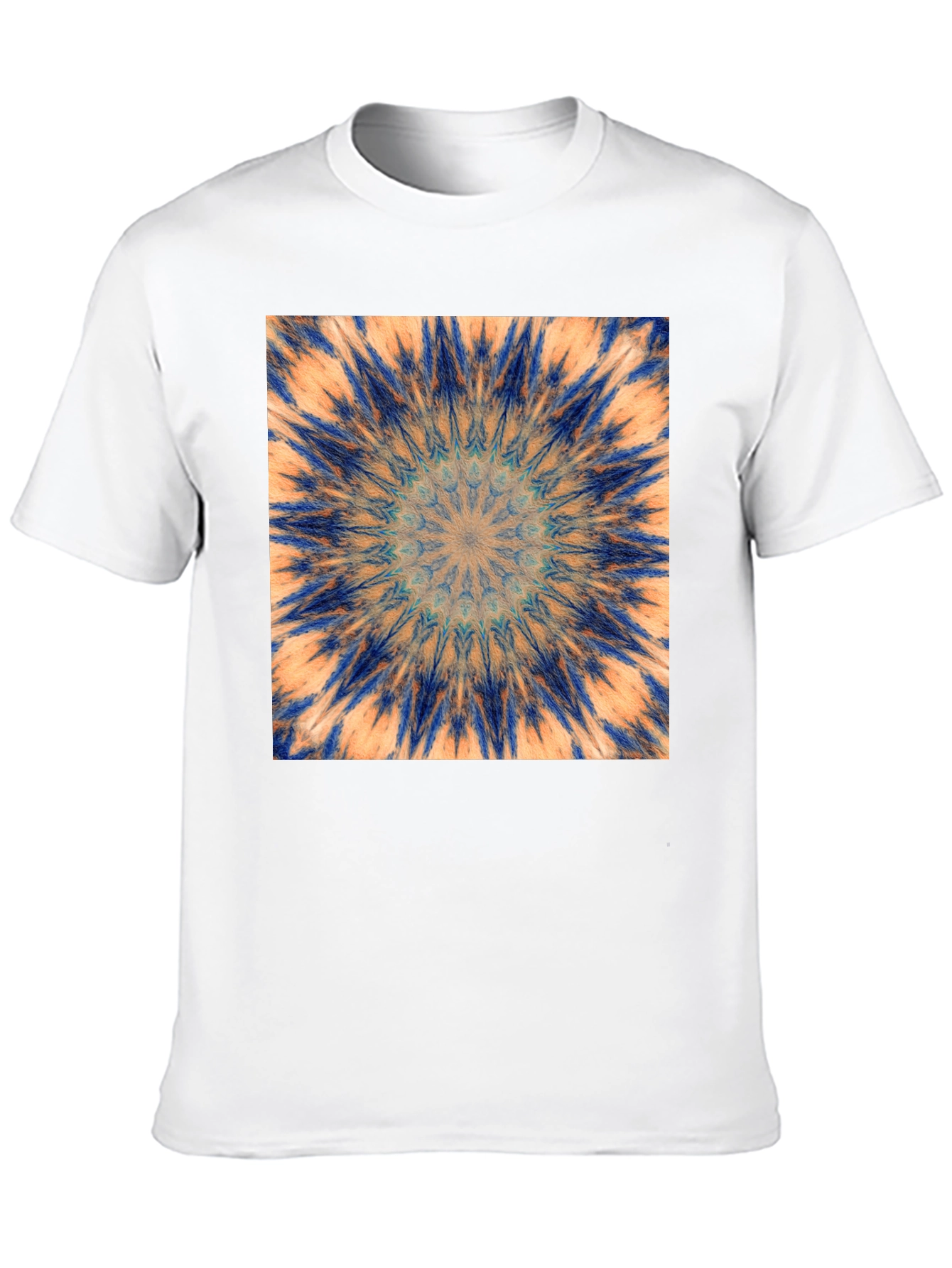 Black Tie-Dye Kaleidoscope Graphic Tee view 10