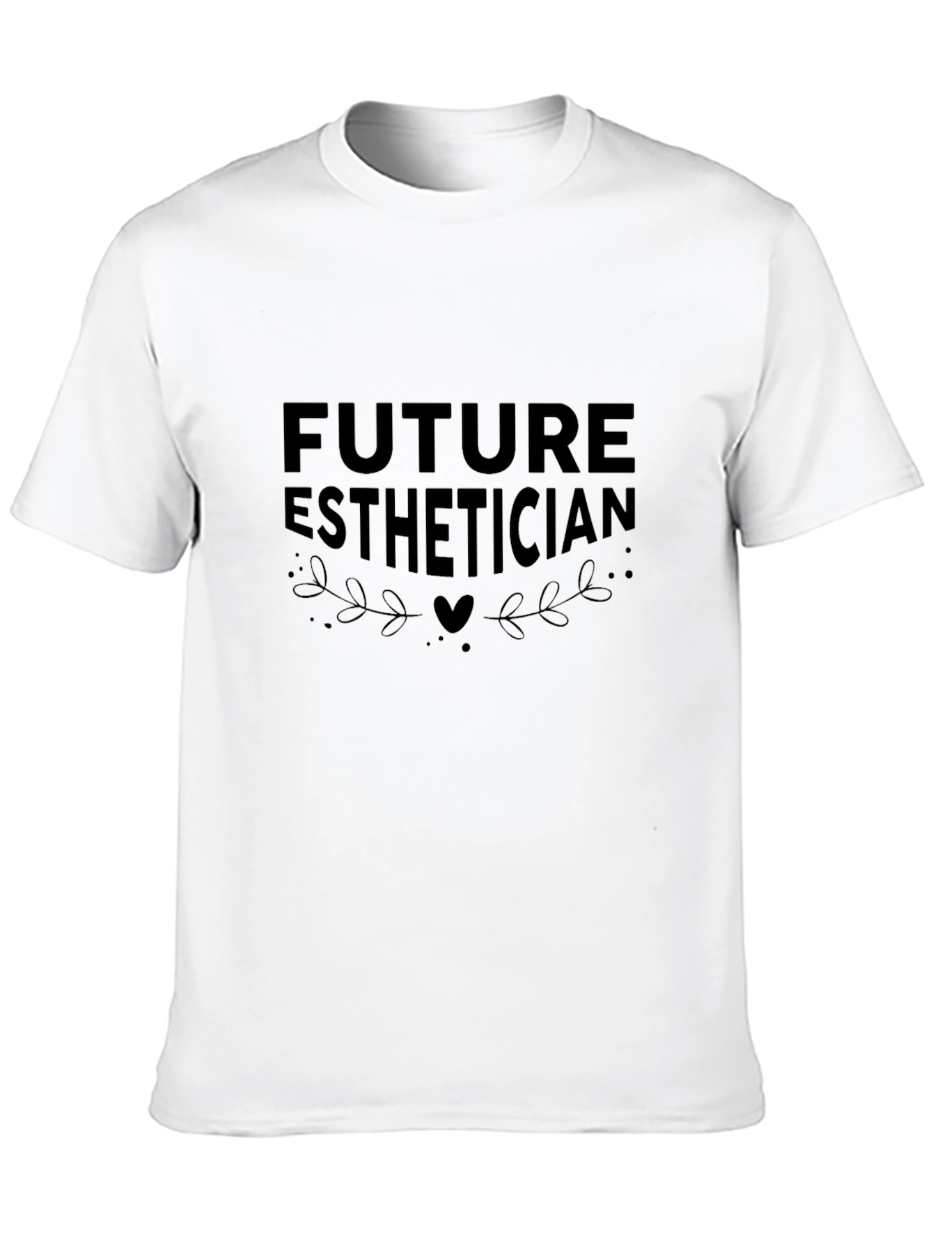 Black Future Esthetician Black Graphic T-Shirt view 10