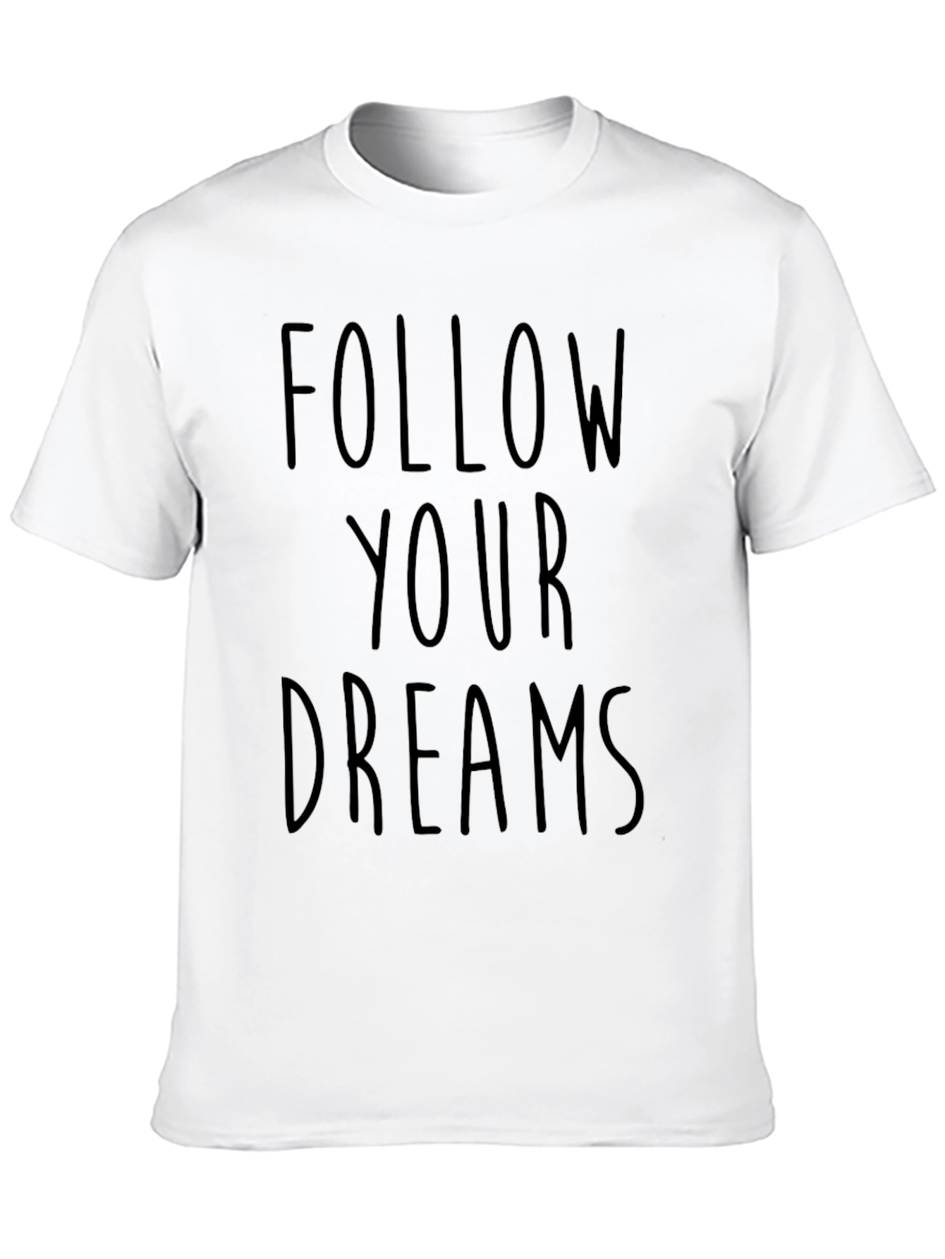 Black Follow Your Dreams Black Graphic Tee view 10