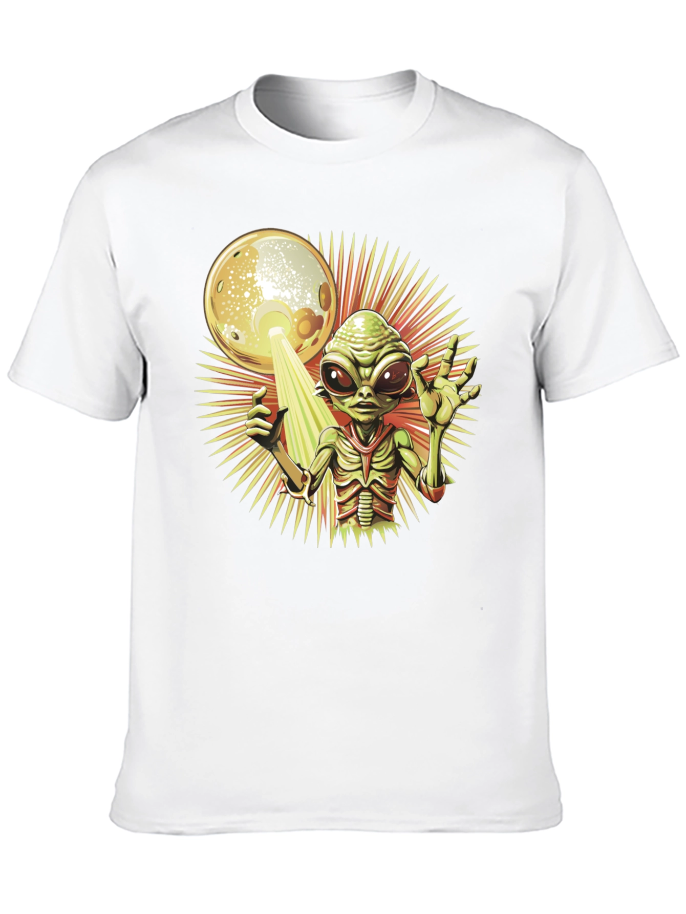Black Alien Abduction T-Shirt - Out of This World Style view 10