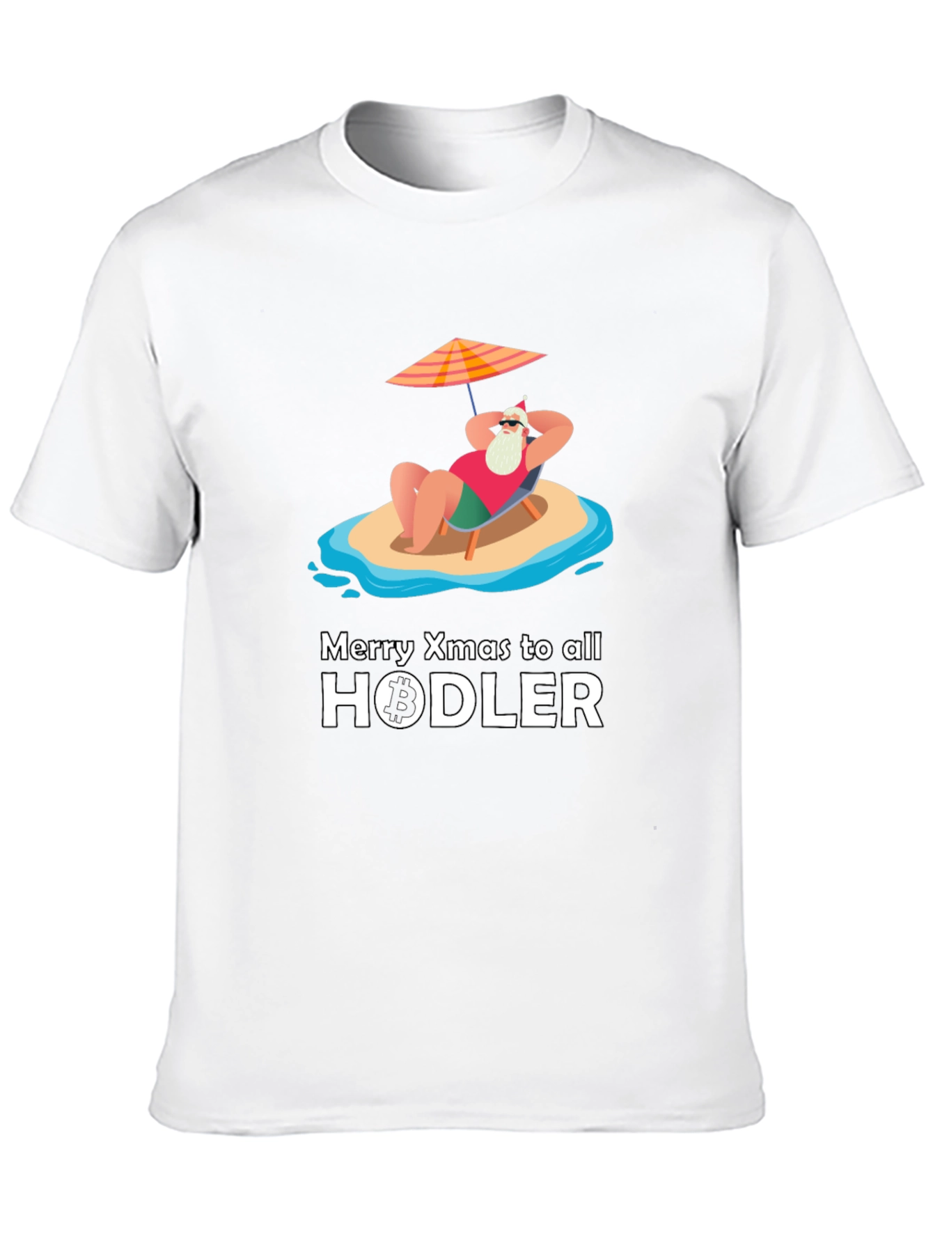 Black Holiday HODLer T-Shirt - Bitcoin Christmas view 10