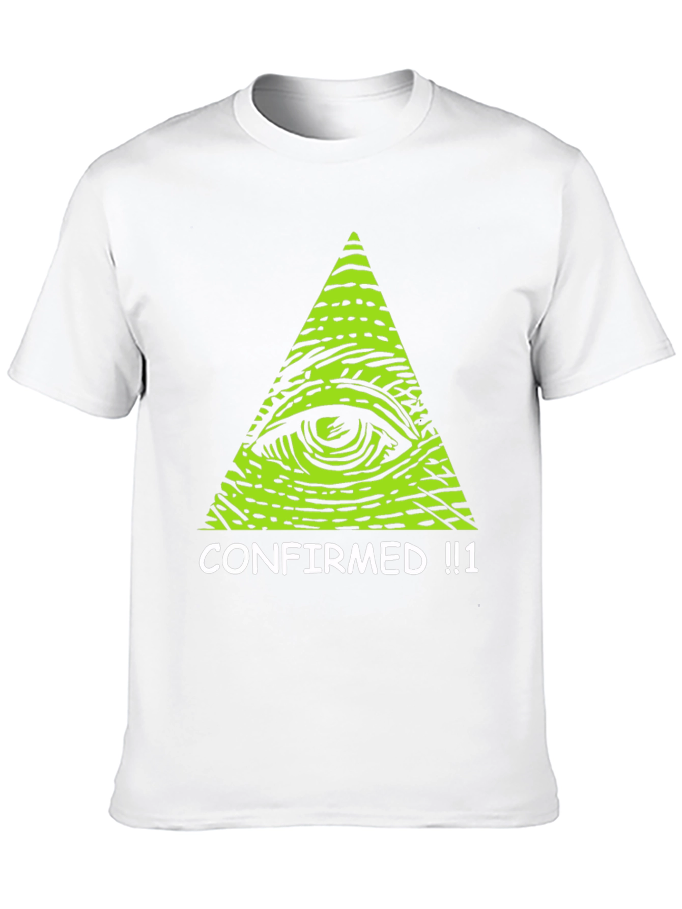 Black Illuminati Eye T-Shirt - Confirmed! Conspiracy Tee view 10