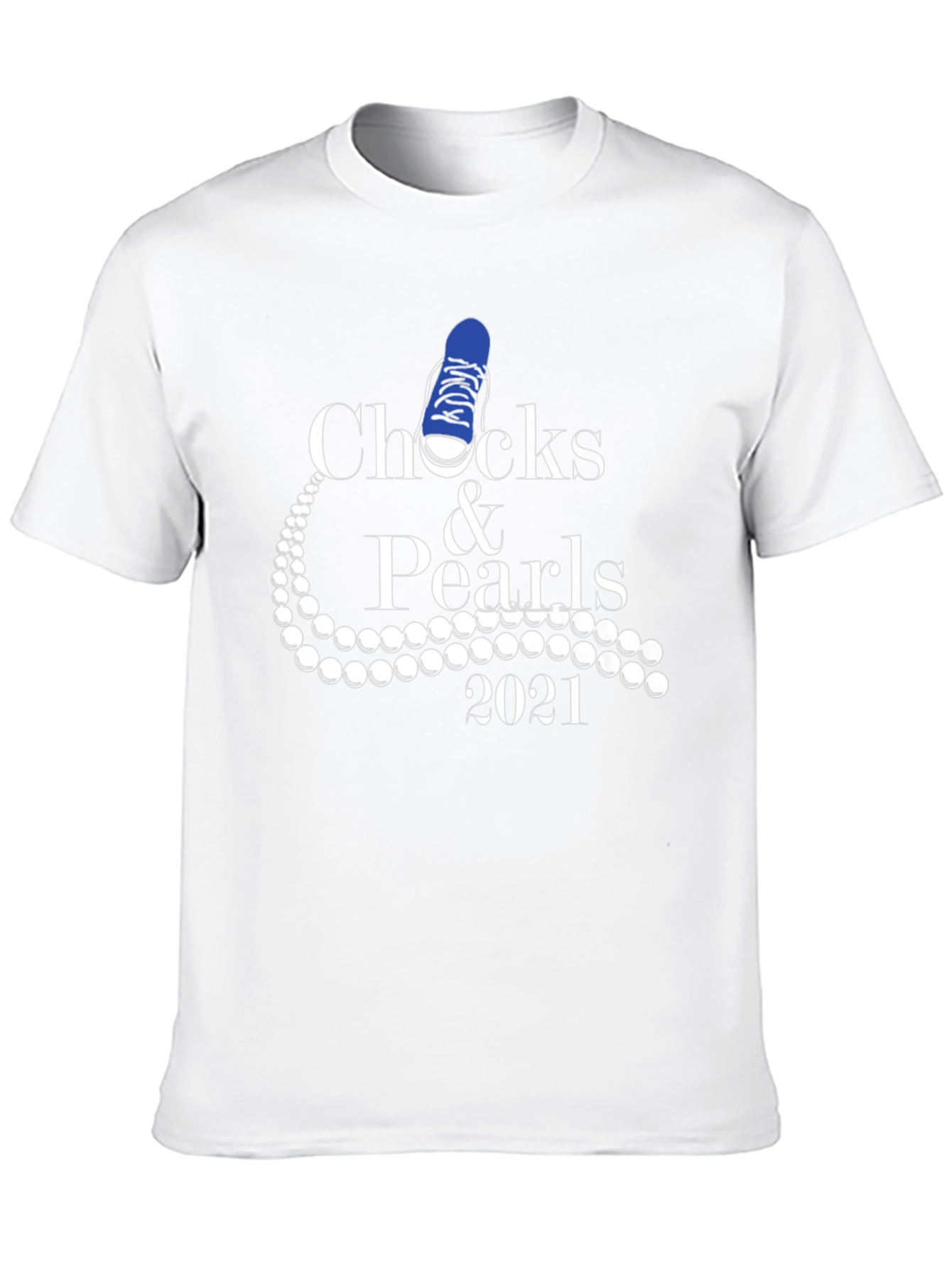 Black Chucks & Pearls 2021 Black Graphic Tee view 10