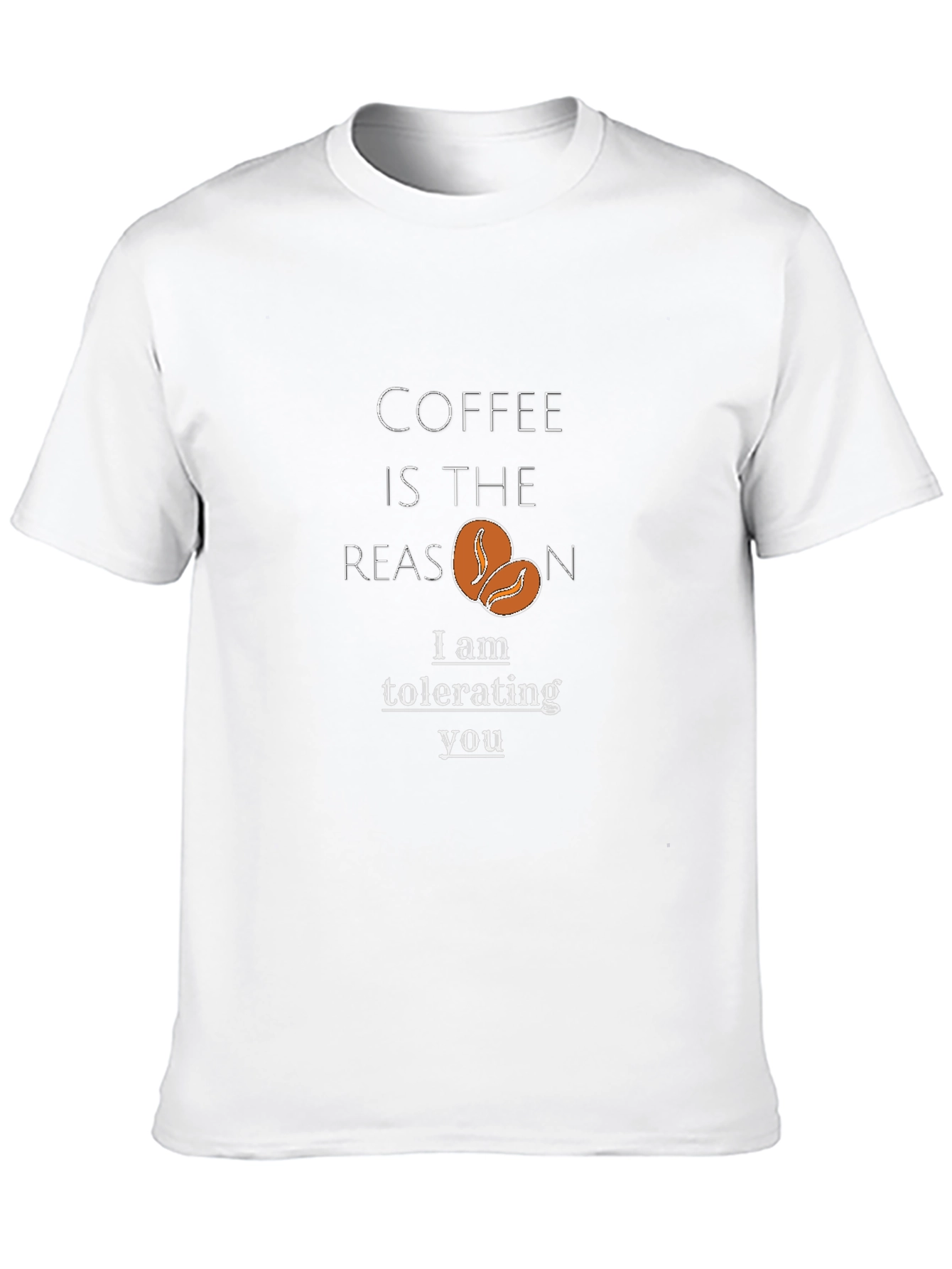 Black Coffee Reason Black T-Shirt - Tolerating You view 10