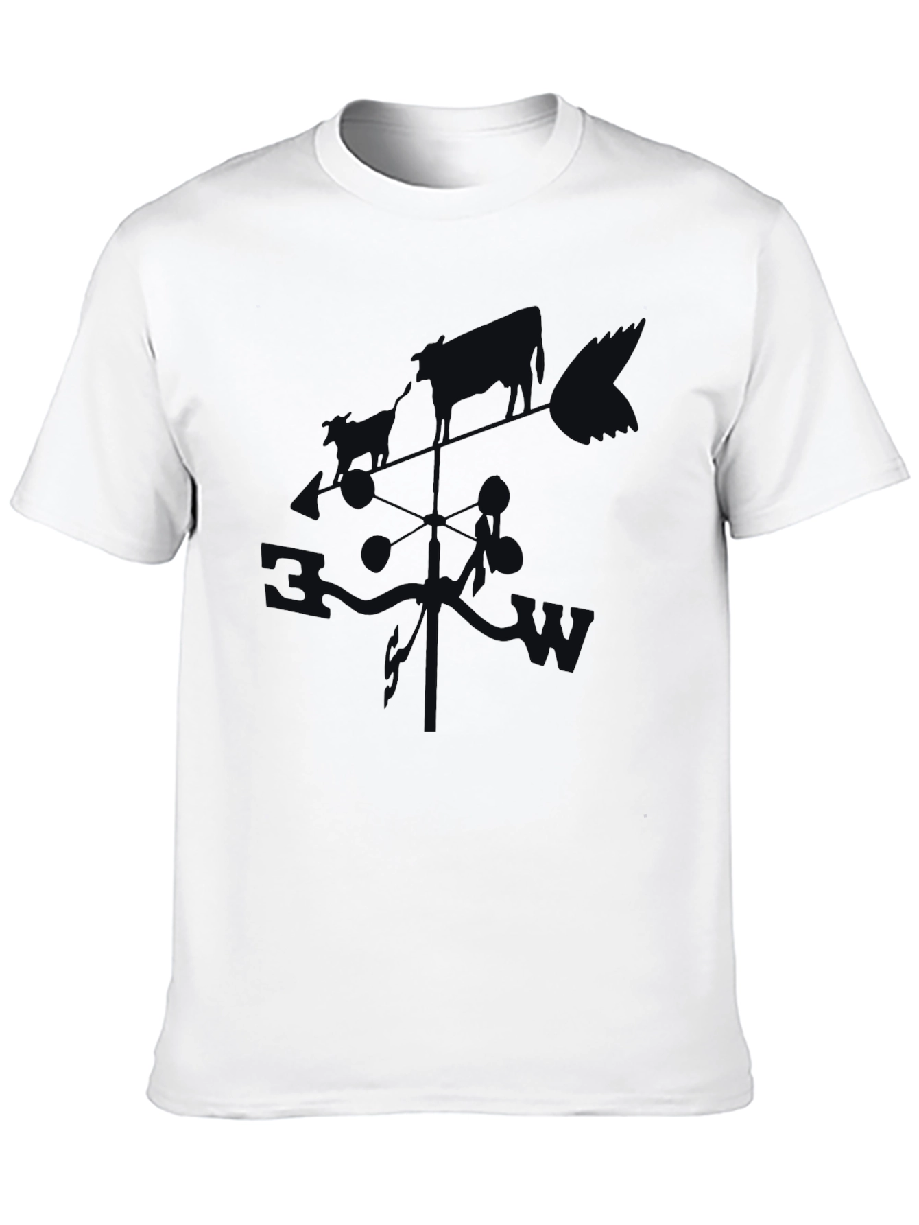 Black Modern Black Graphic Print T-Shirt view 10