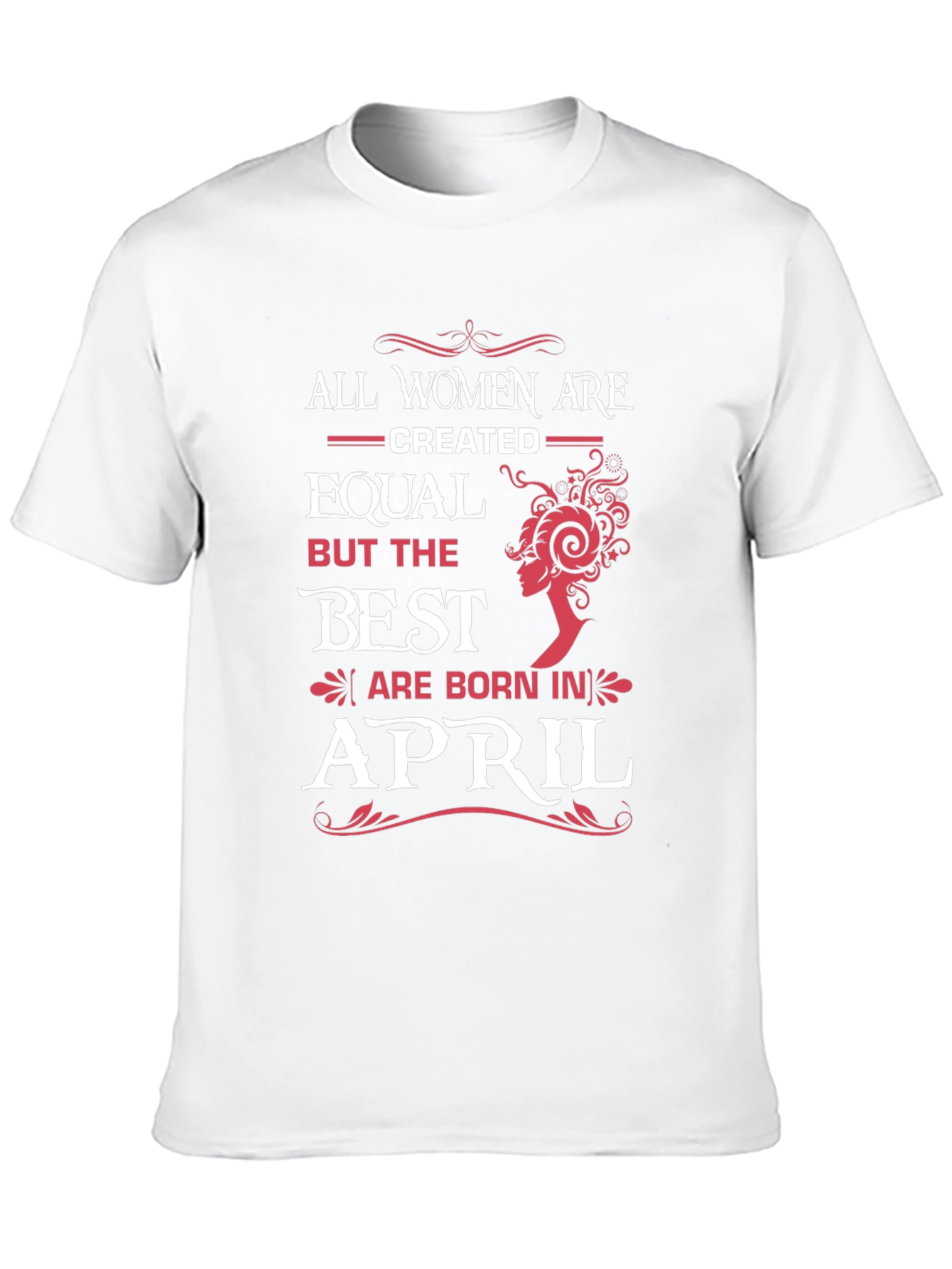 Black Best Women Are Born In April Black T-Shirt view 10