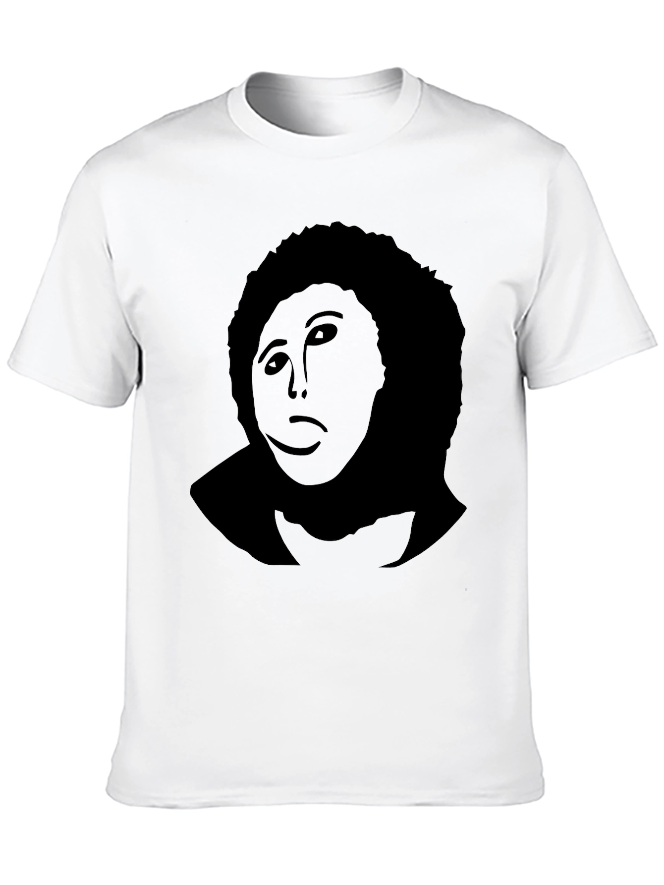 Black Retro Silhouette Black T-Shirt view 10