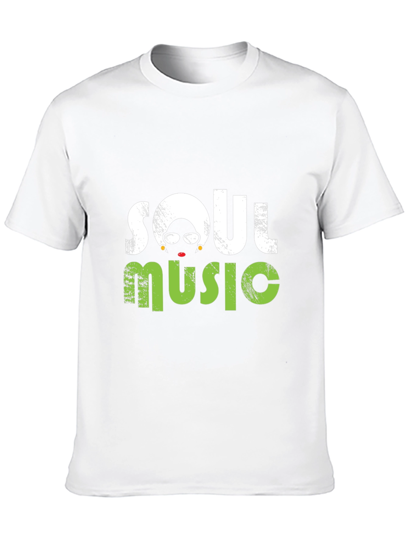 Black Soul Music Graphic Black T-Shirt view 10