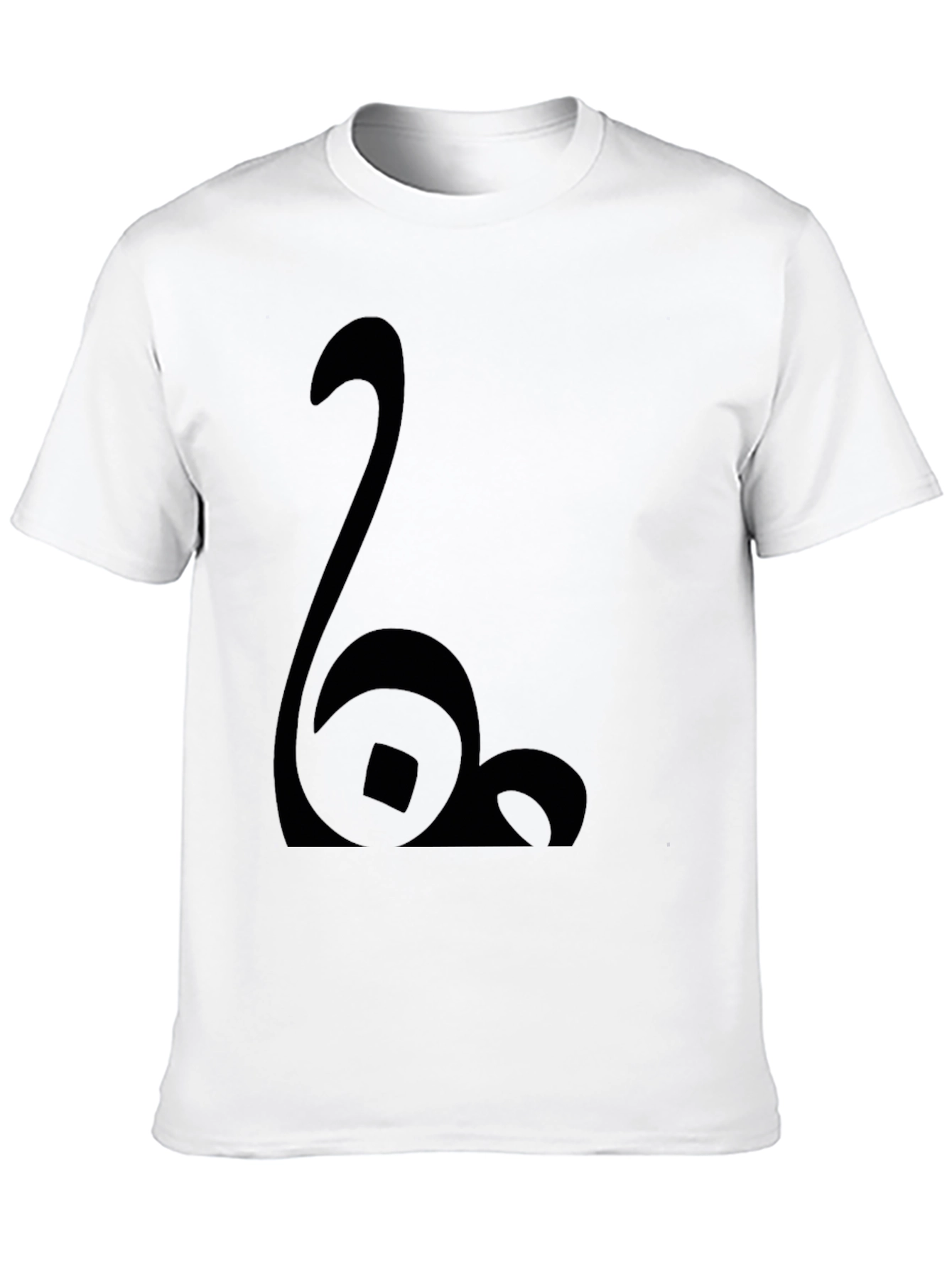 Black Modern Black Graphic Tee - Abstract Design view 10