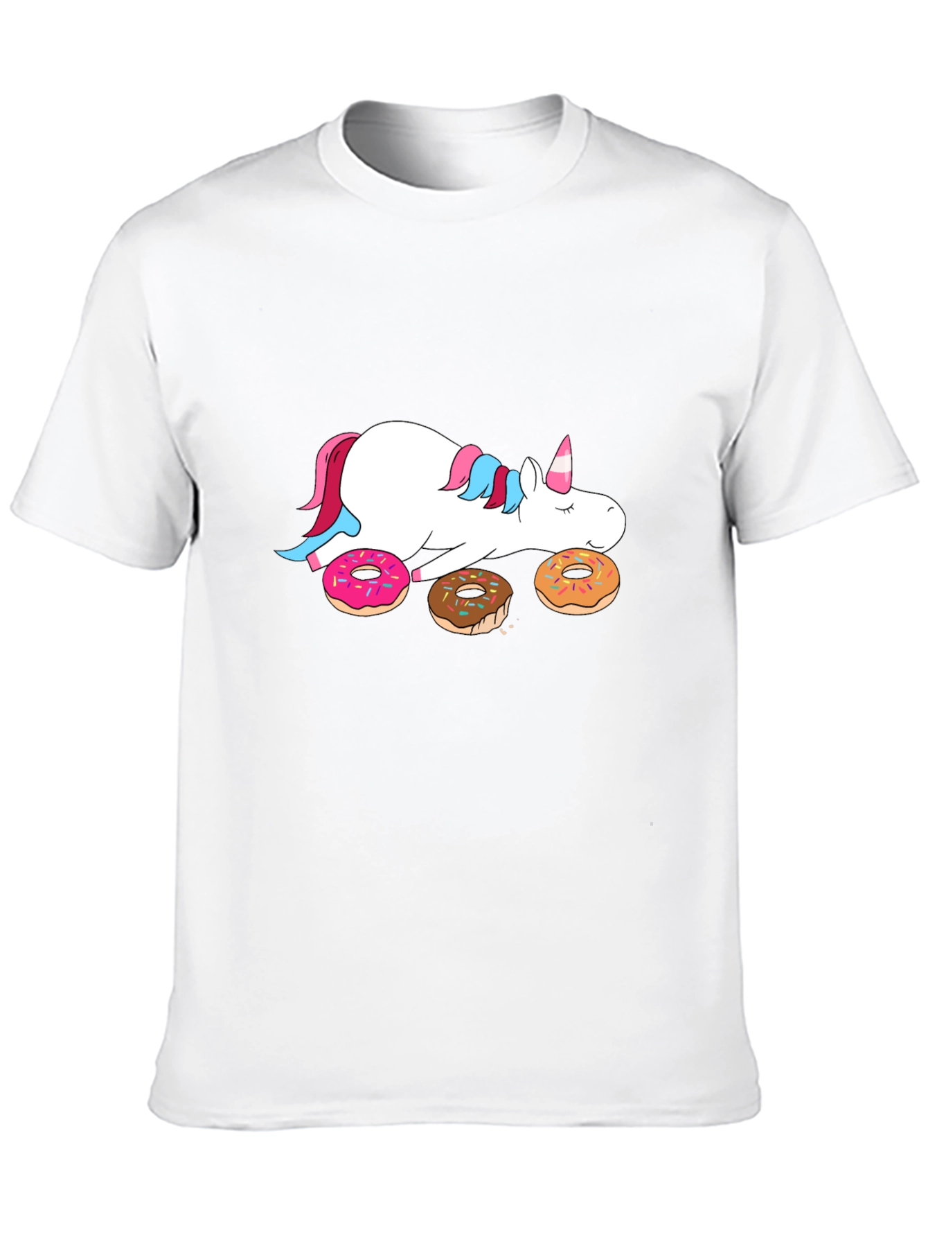 Black Unicorn Donuts T-Shirt - Whimsical Tee view 10