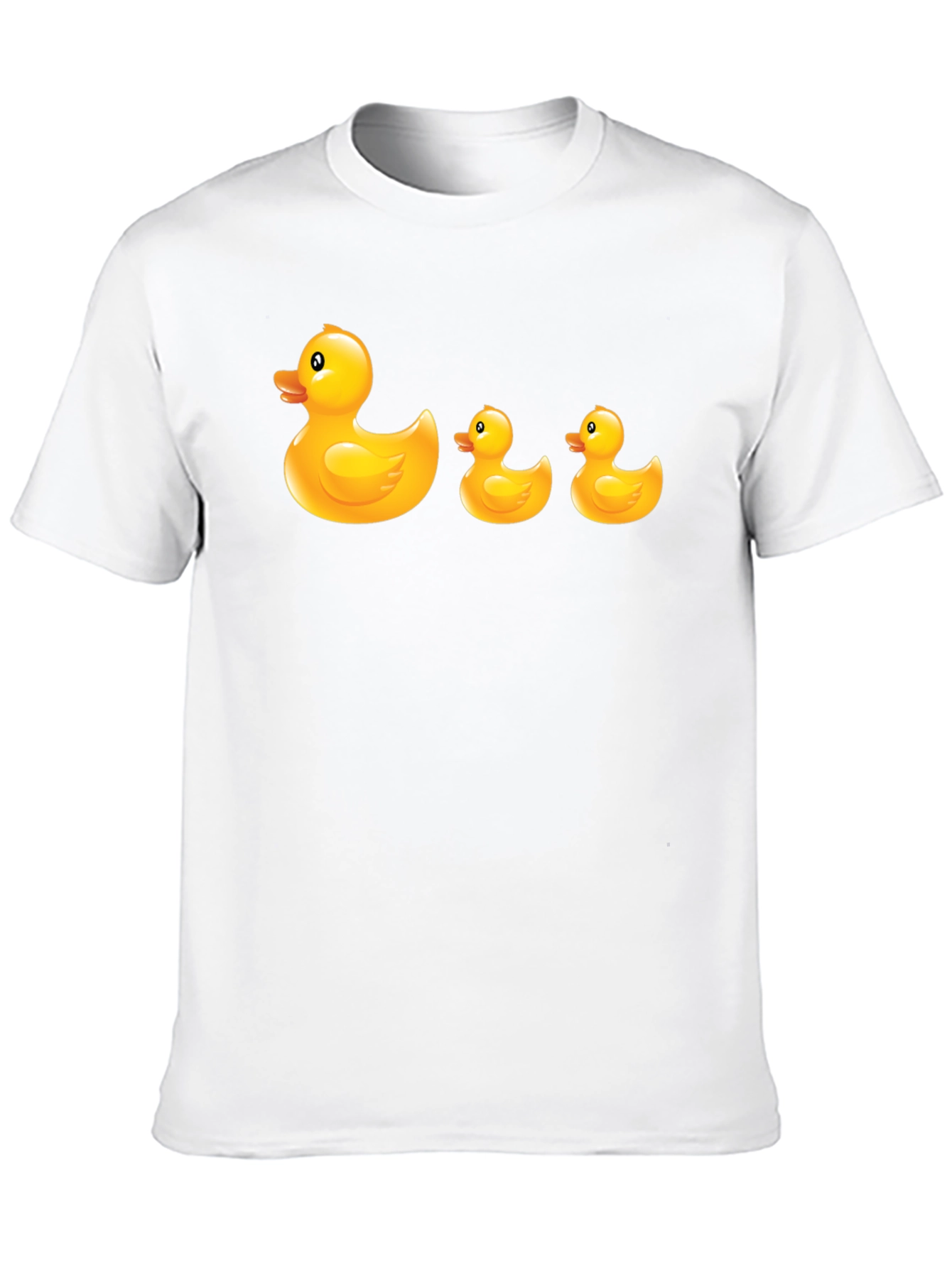 Black Rubber Duck T-Shirt - Quirky Black Cotton Tee view 10
