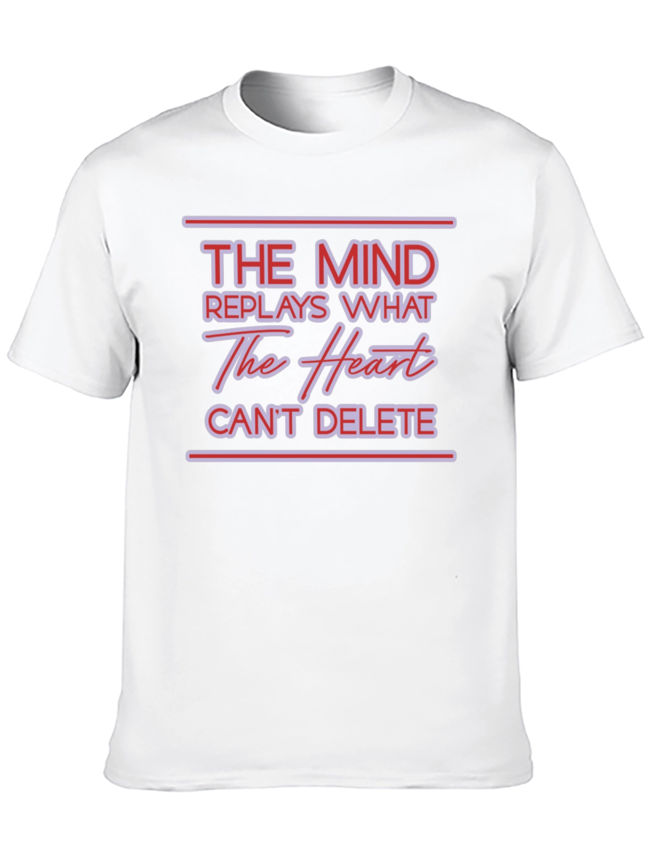 Black The Mind T-Shirt - Heart Can't Delete view 10