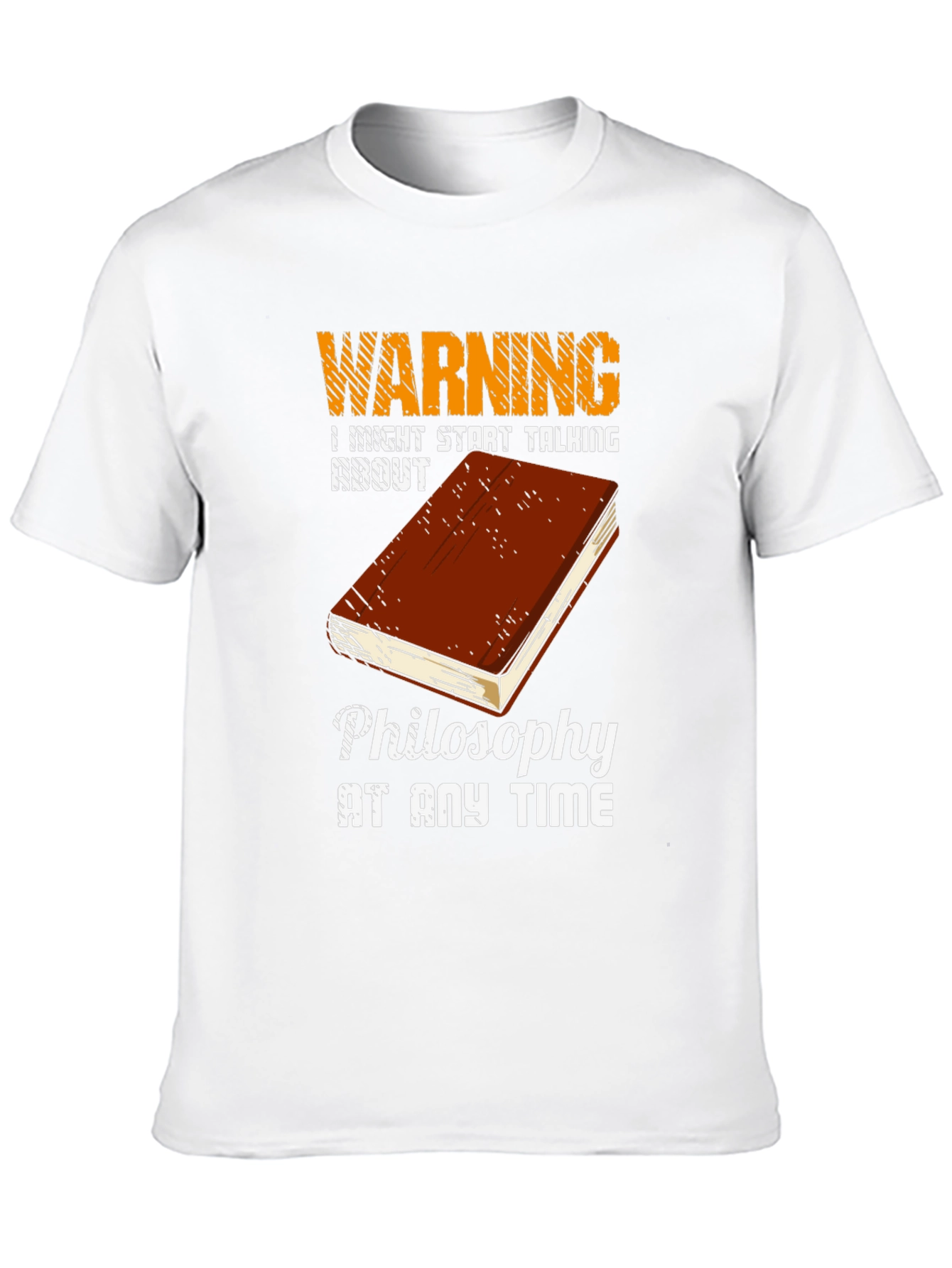 Black Warning Philosophy T-Shirt view 10