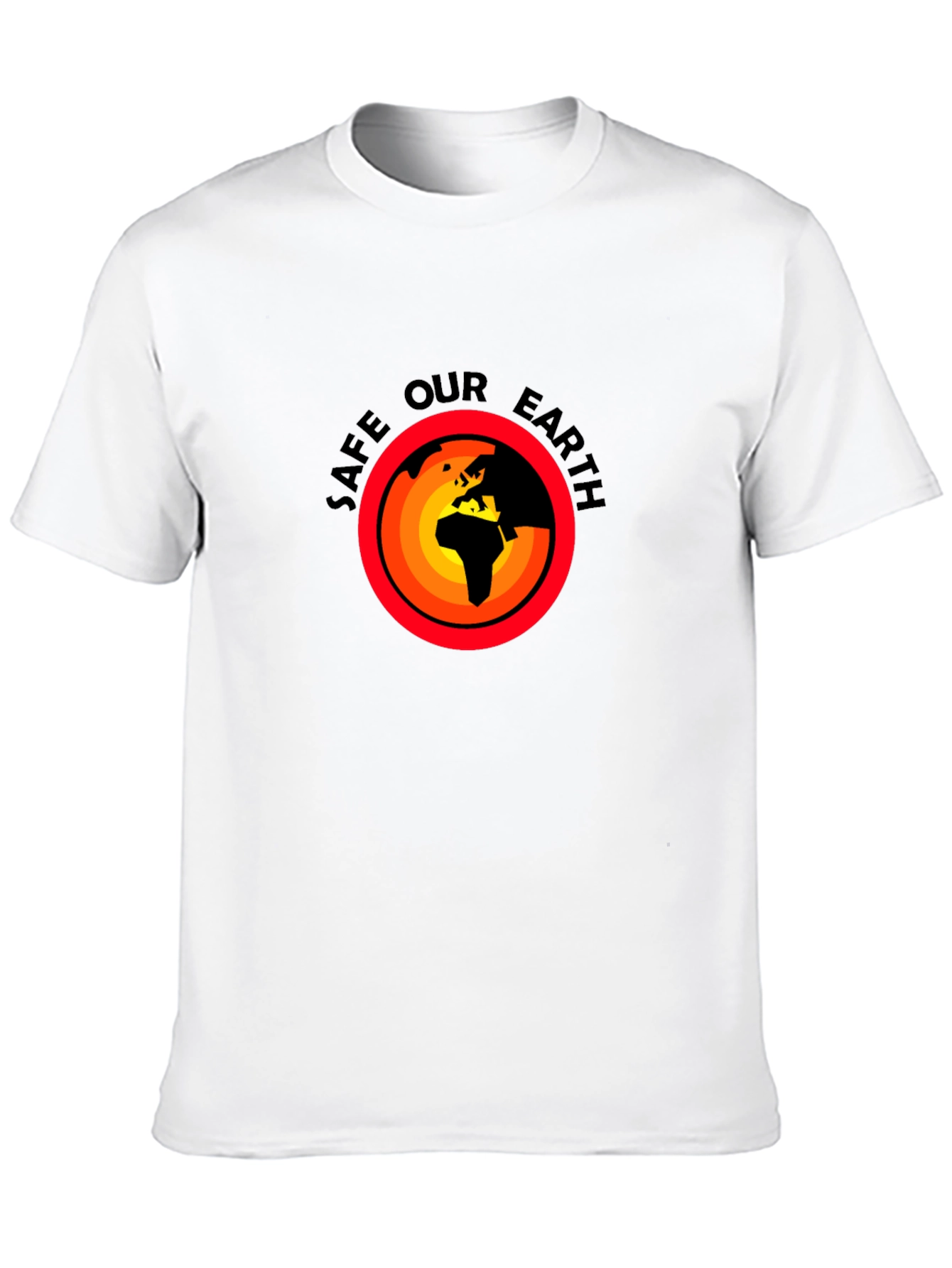 Black Save Our Earth Graphic T-Shirt view 10