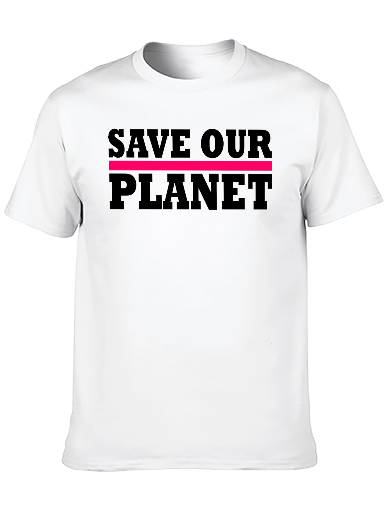 Black Save Our Planet Graphic Tee view 10