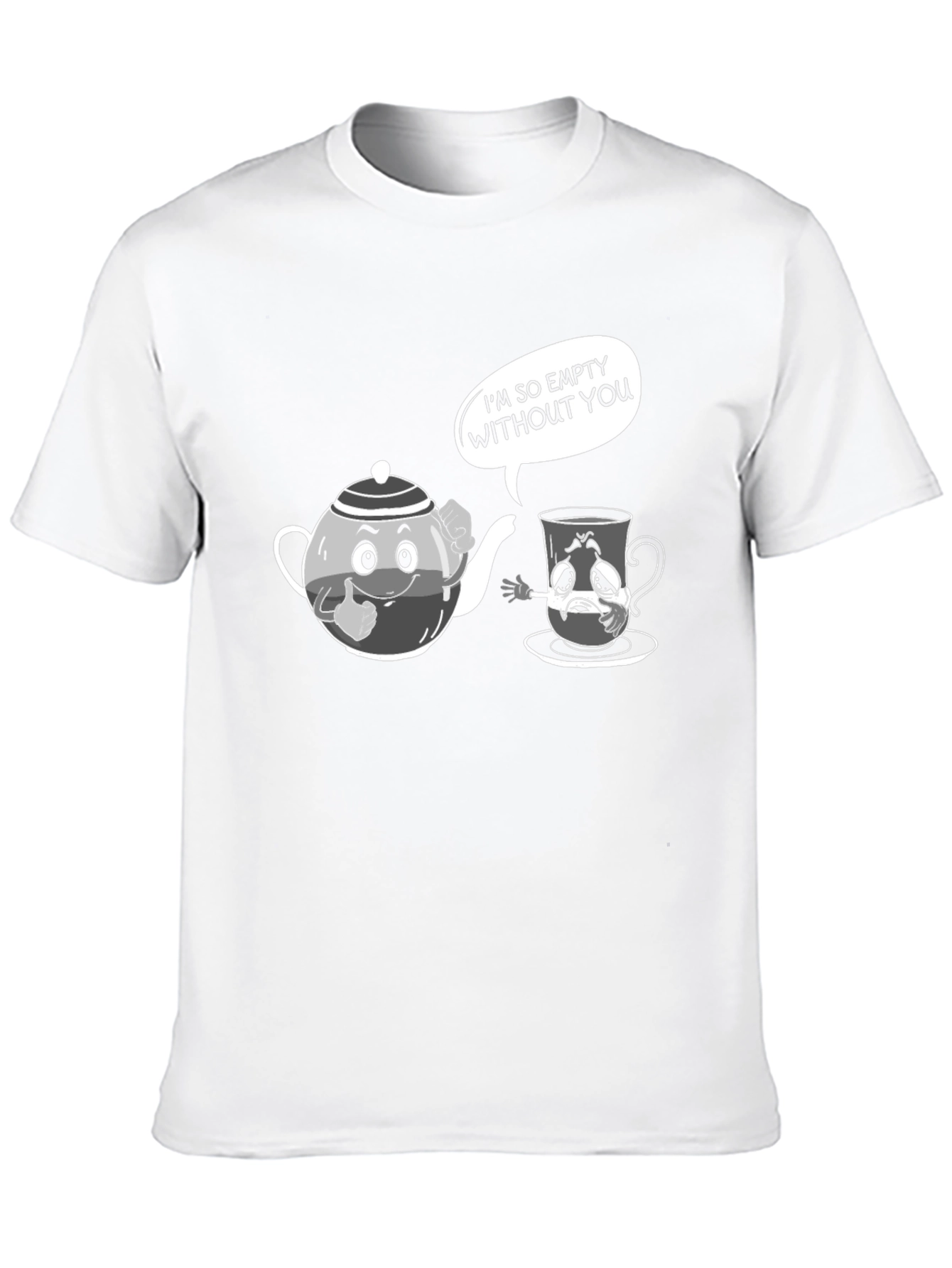 Black Empty Without You Graphic T-Shirt view 10