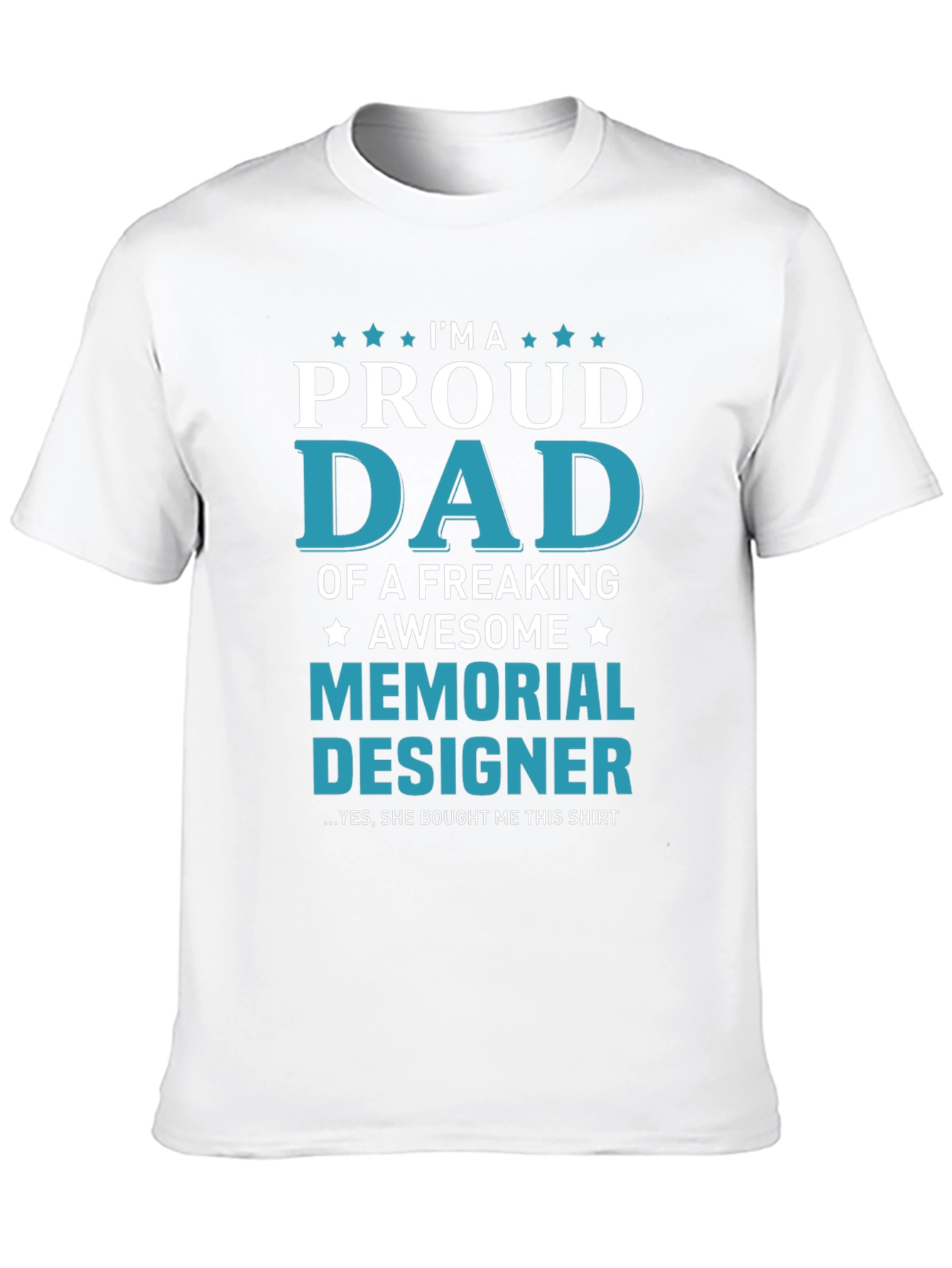 Proud Dad Memorial Designer T-Shirt - 10