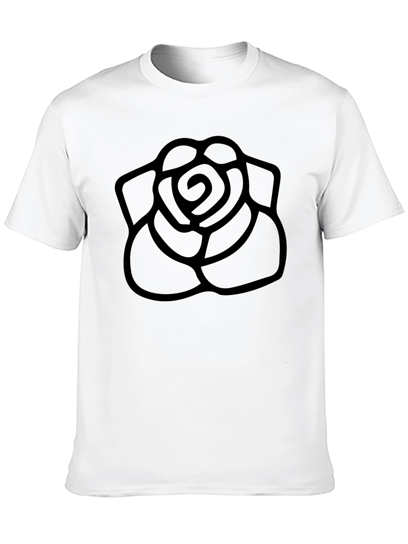 Black Black Rose Graphic Tee - Stylish Comfort view 10
