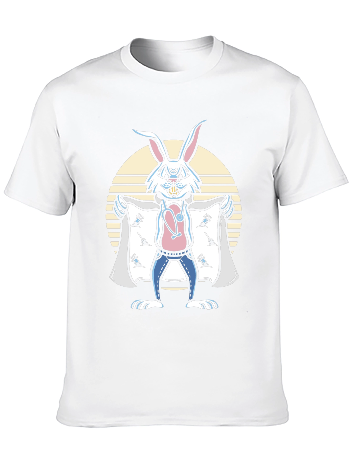 Black Rabbit Doctor Graphic Tee - Medical Humor view 10