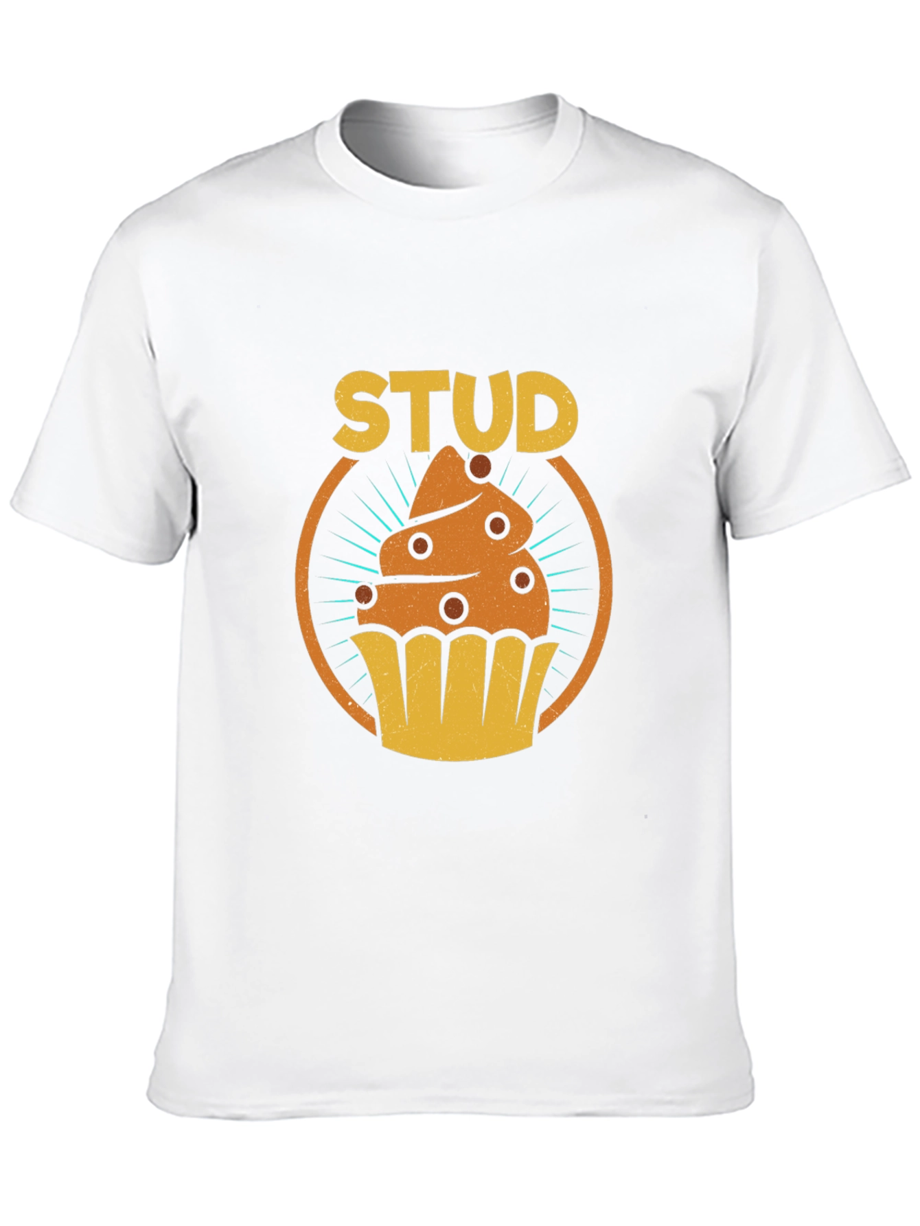 Black Stud Muffin Graphic Tee - Novelty Men's T-Shirt view 10
