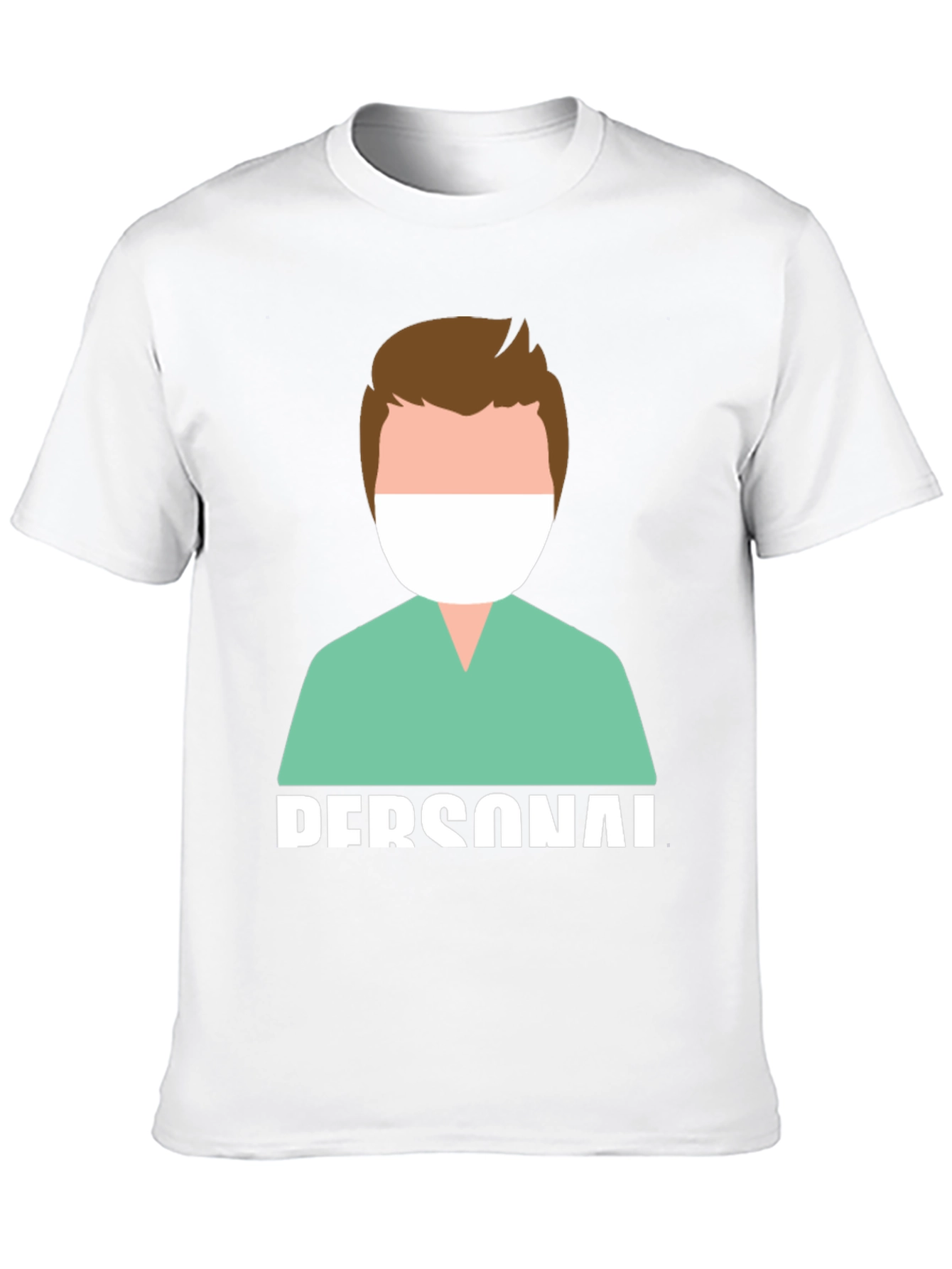 Black Personal Medical Staff T-Shirt view 10