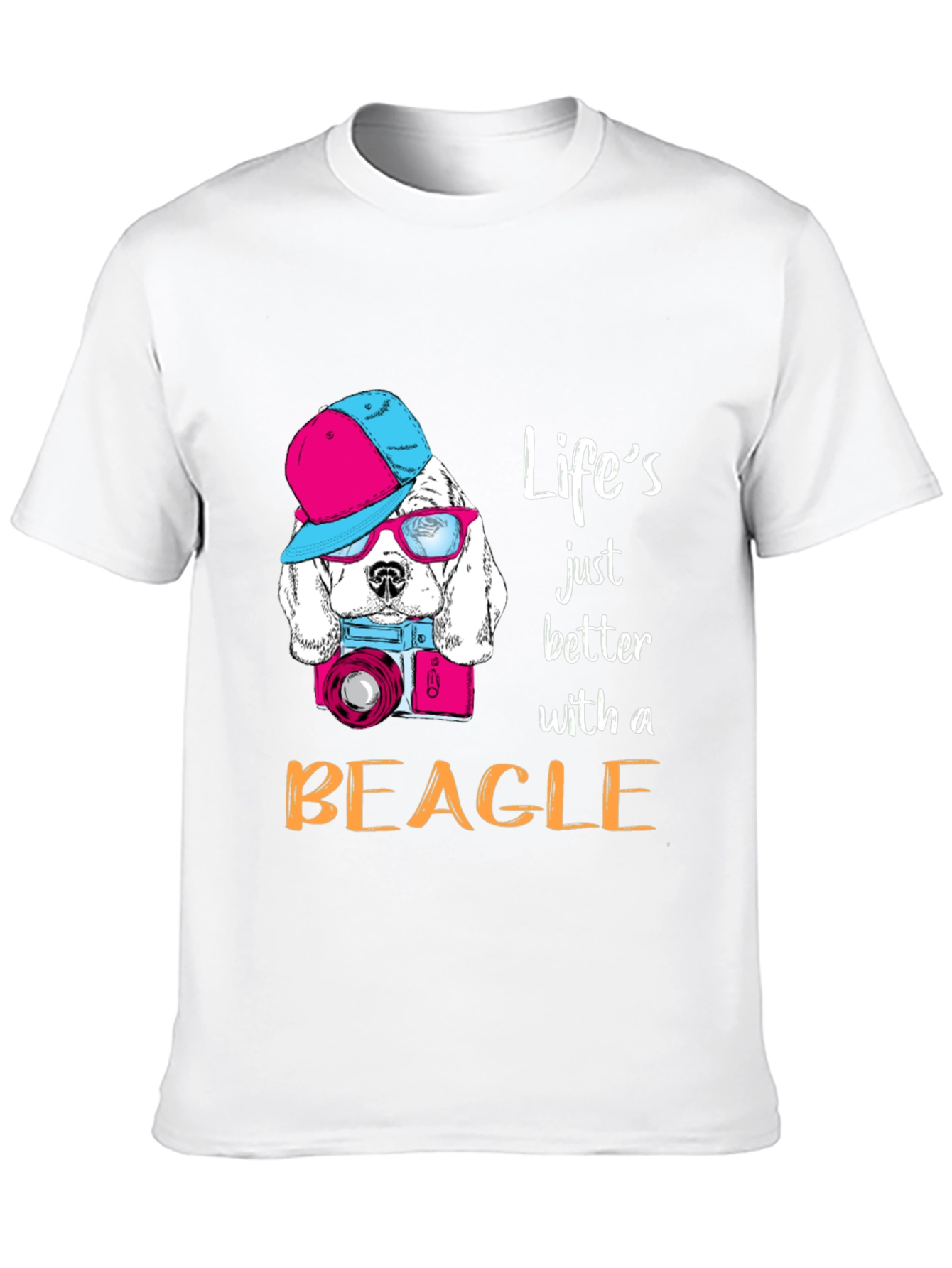 Black Beagle Lover T-Shirt: Life's Better with a Beagle! view 10