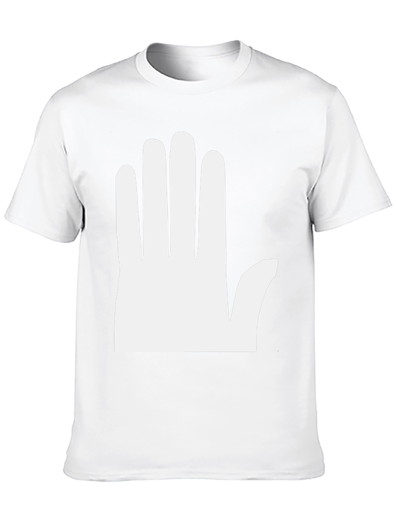 Black Bold Graphic Tee - Open Hand Design view 10