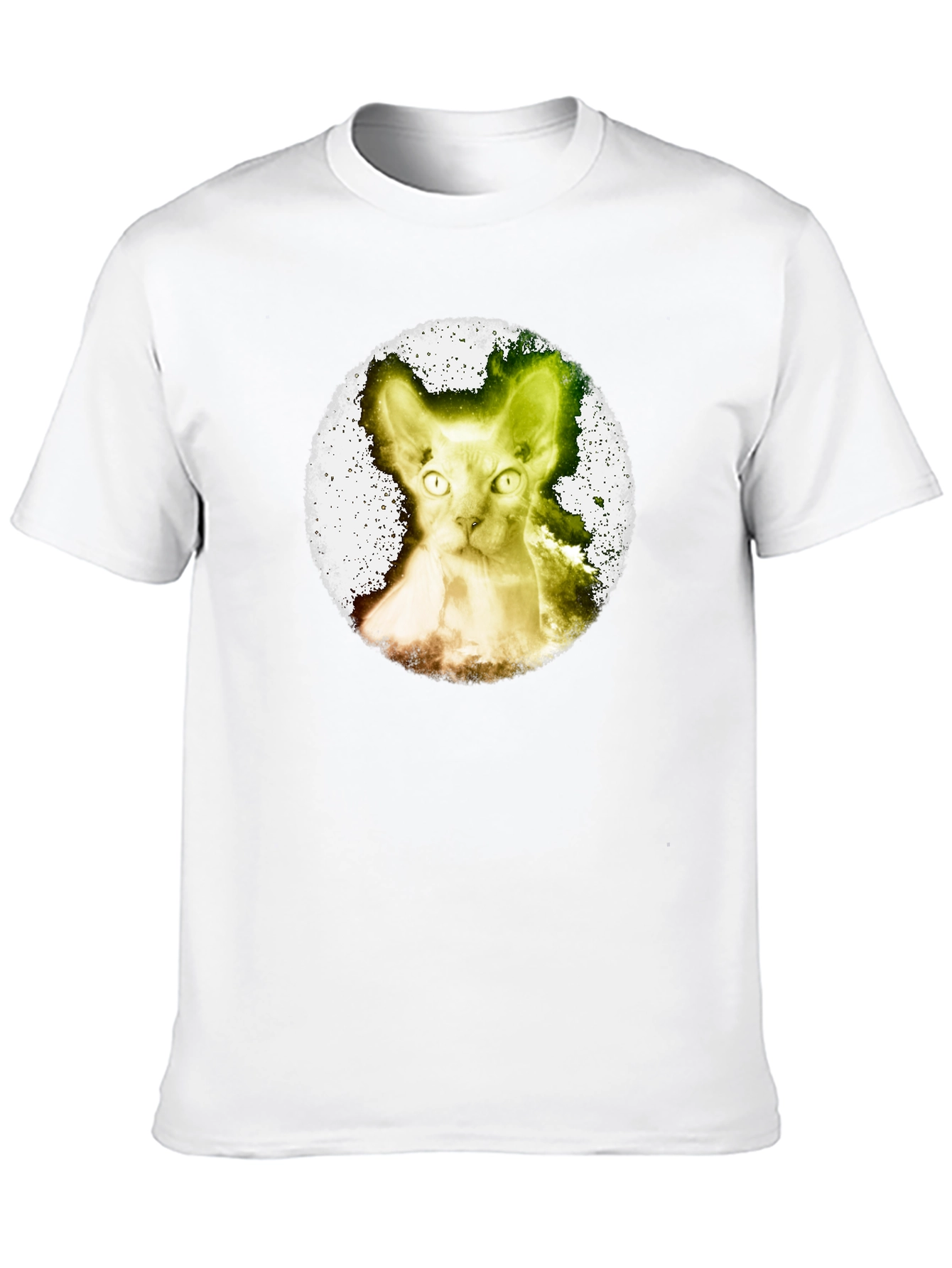 Black Sphynx Cat Graphic T-Shirt - Unique Design view 10