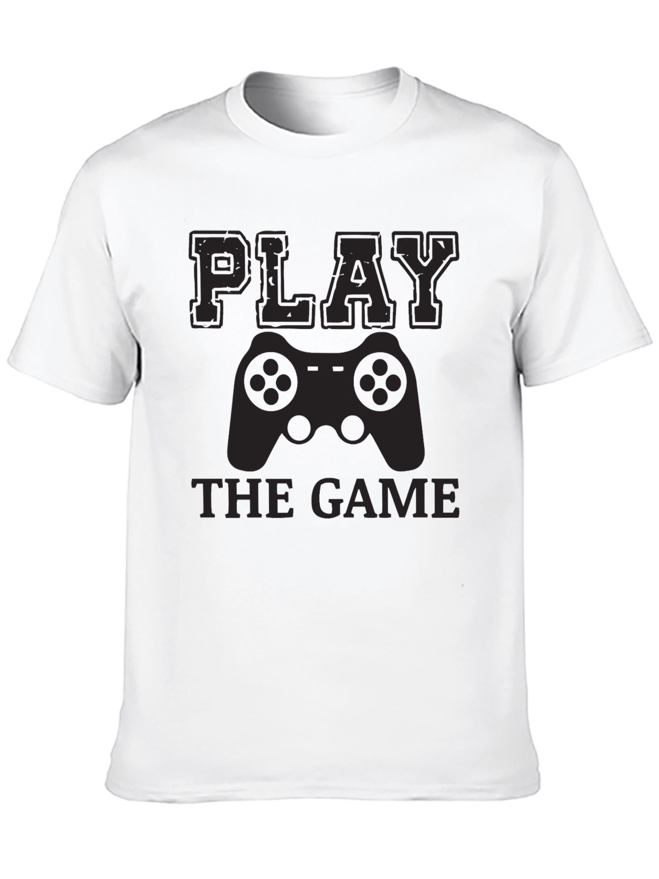 Black Play The Game T-Shirt - Gamer Style view 10