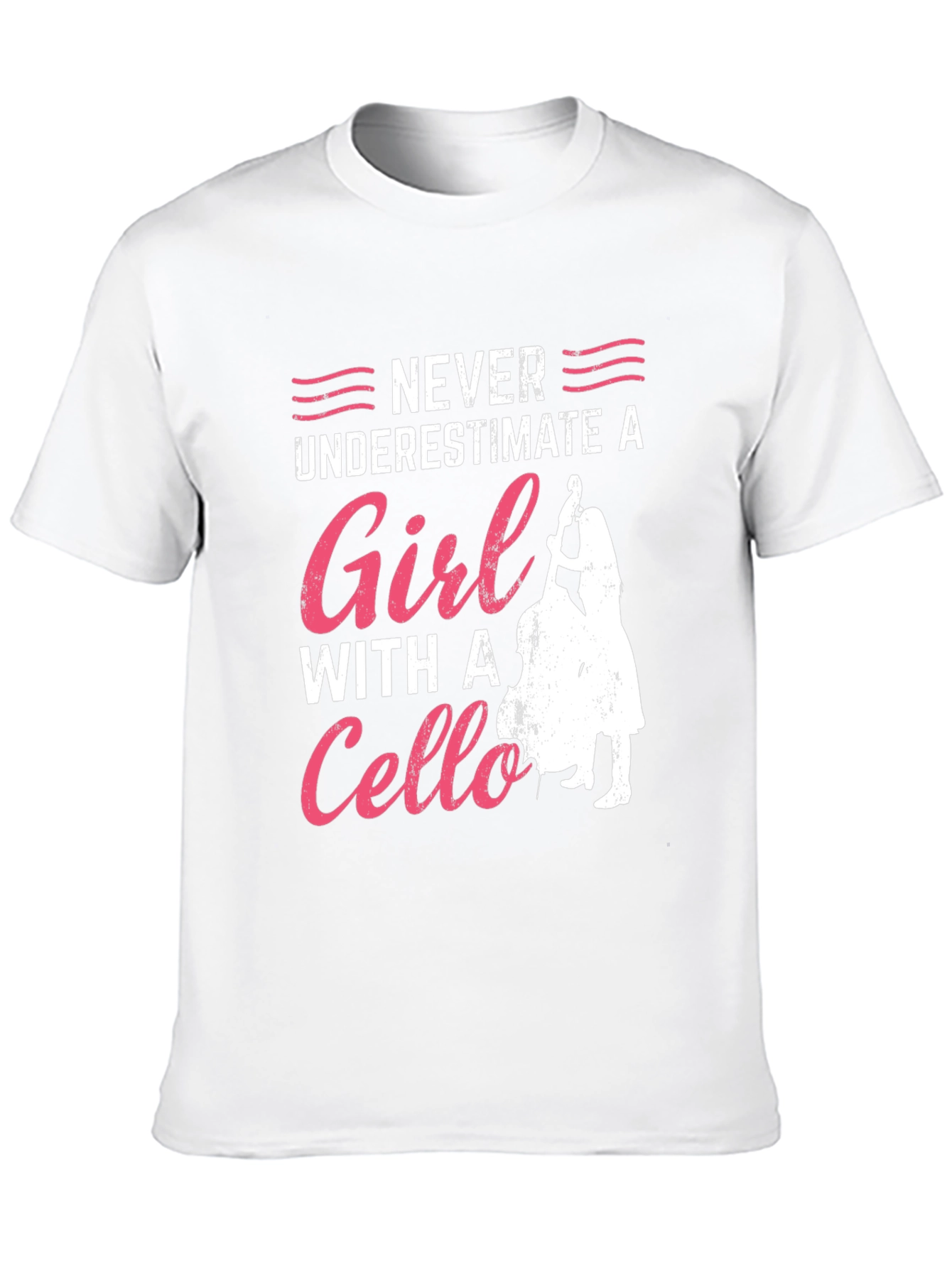 Black Never Underestimate A Girl With a Cello T-Shirt view 10