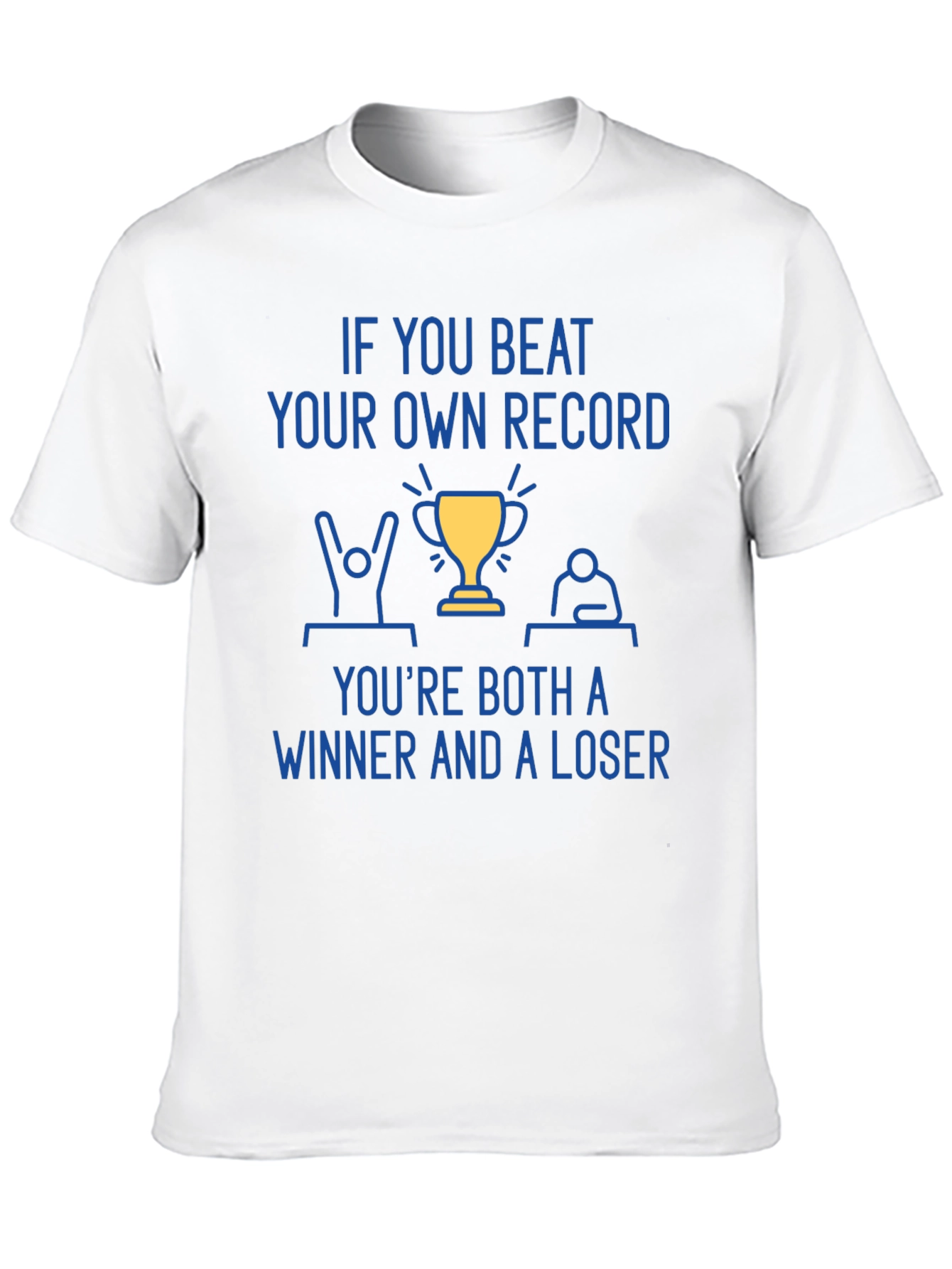 Black Winner & Loser T-Shirt - Motivational Tee view 10