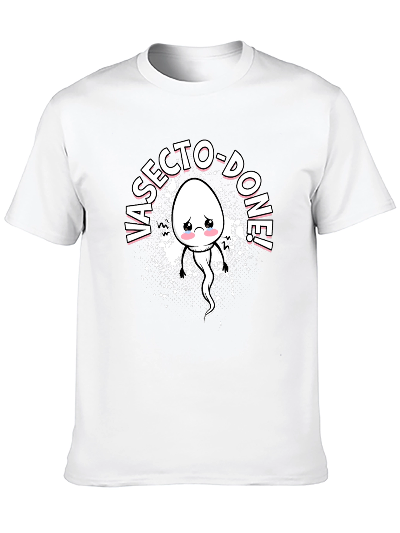 Black Vasecto-Done! Funny Men's Graphic Tee view 10