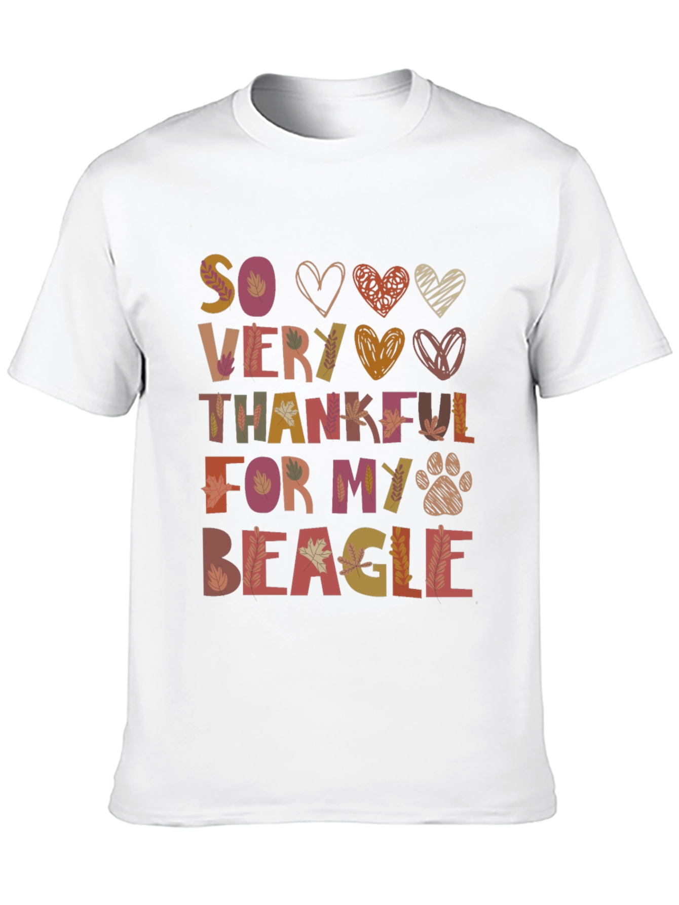 Black So Very Thankful For My Beagle T-Shirt view 10